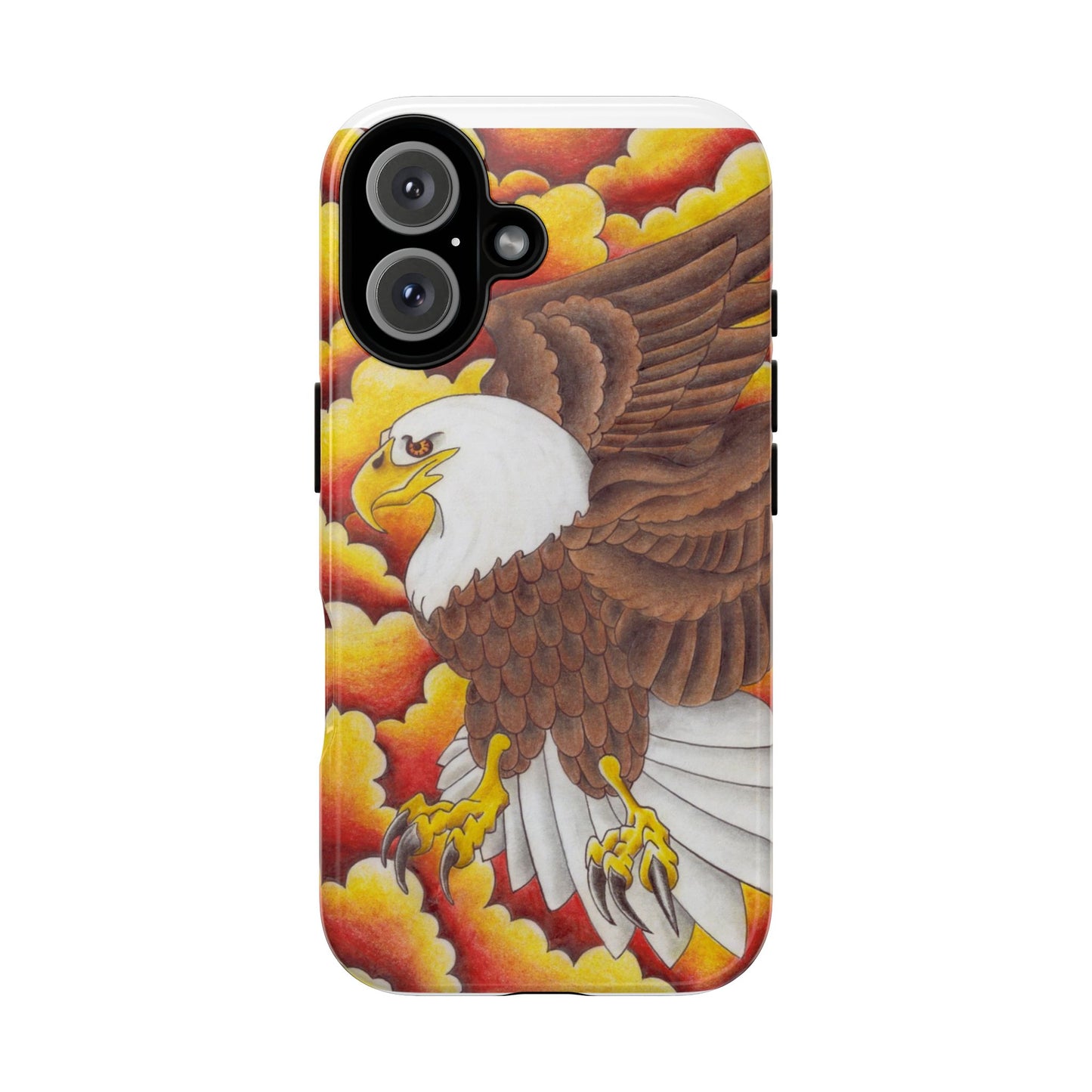 Eagle Phone Case, Tough Cases with Eagle Design, Gift for Wildlife Lovers, Unique Phone Accessories, Stylish Tough Cover