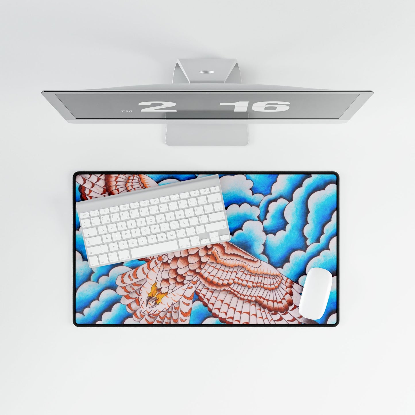 Desk Mat - Hawk Design