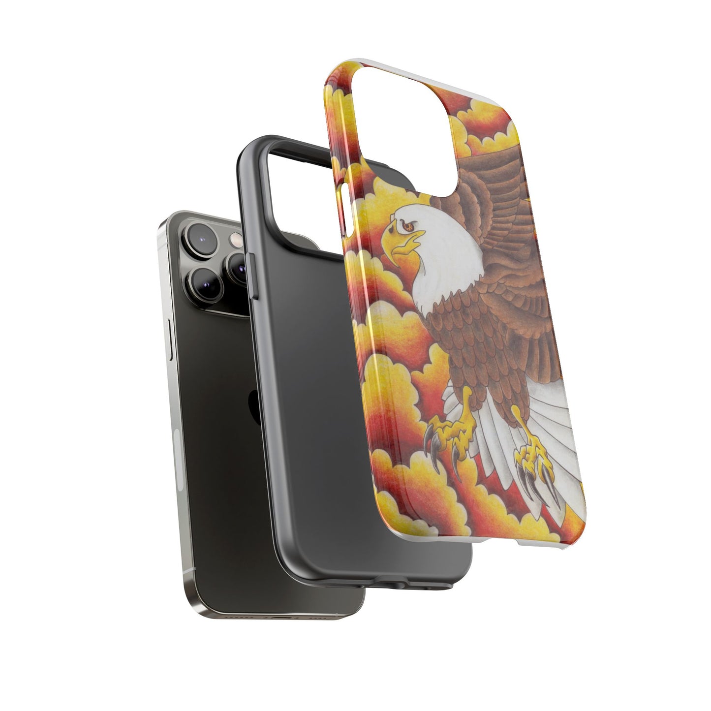 Eagle Phone Case, Tough Cases with Eagle Design, Gift for Wildlife Lovers, Unique Phone Accessories, Stylish Tough Cover