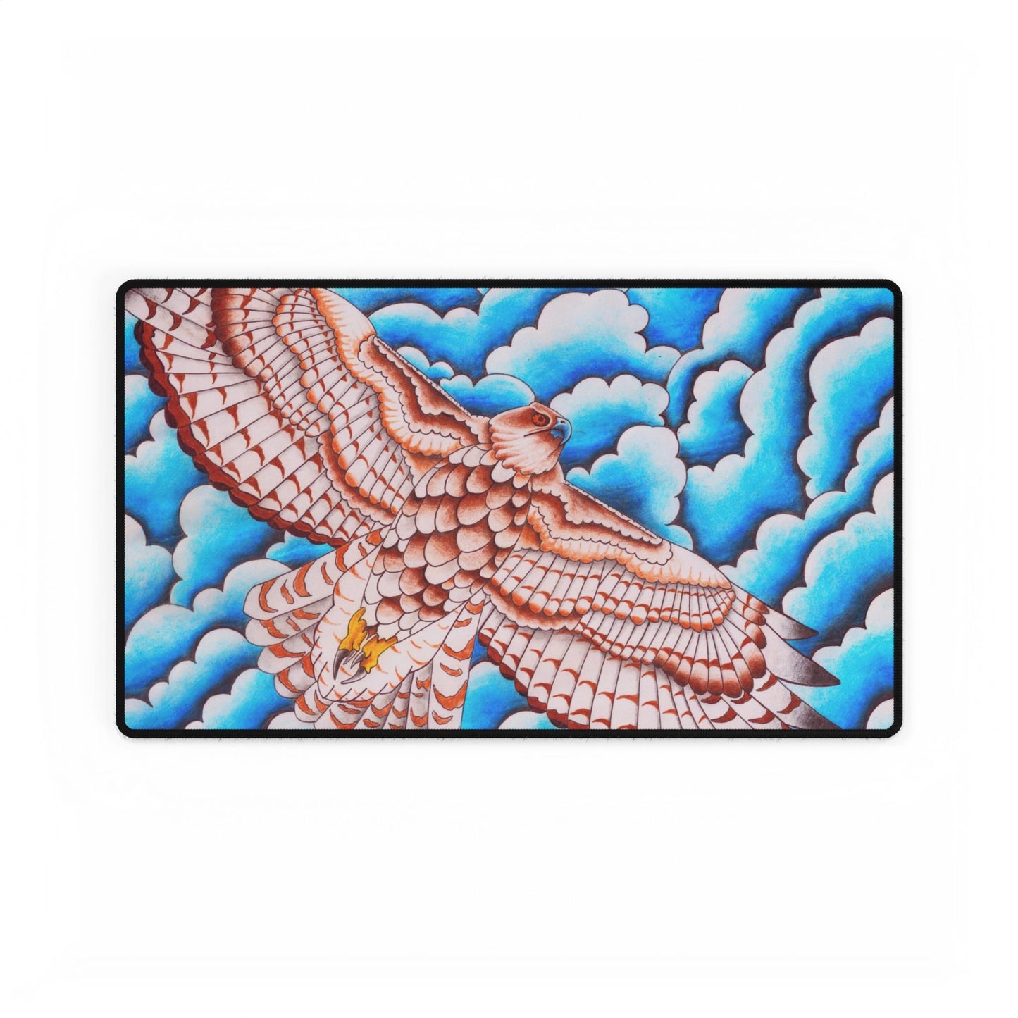 Desk Mat - Hawk Design