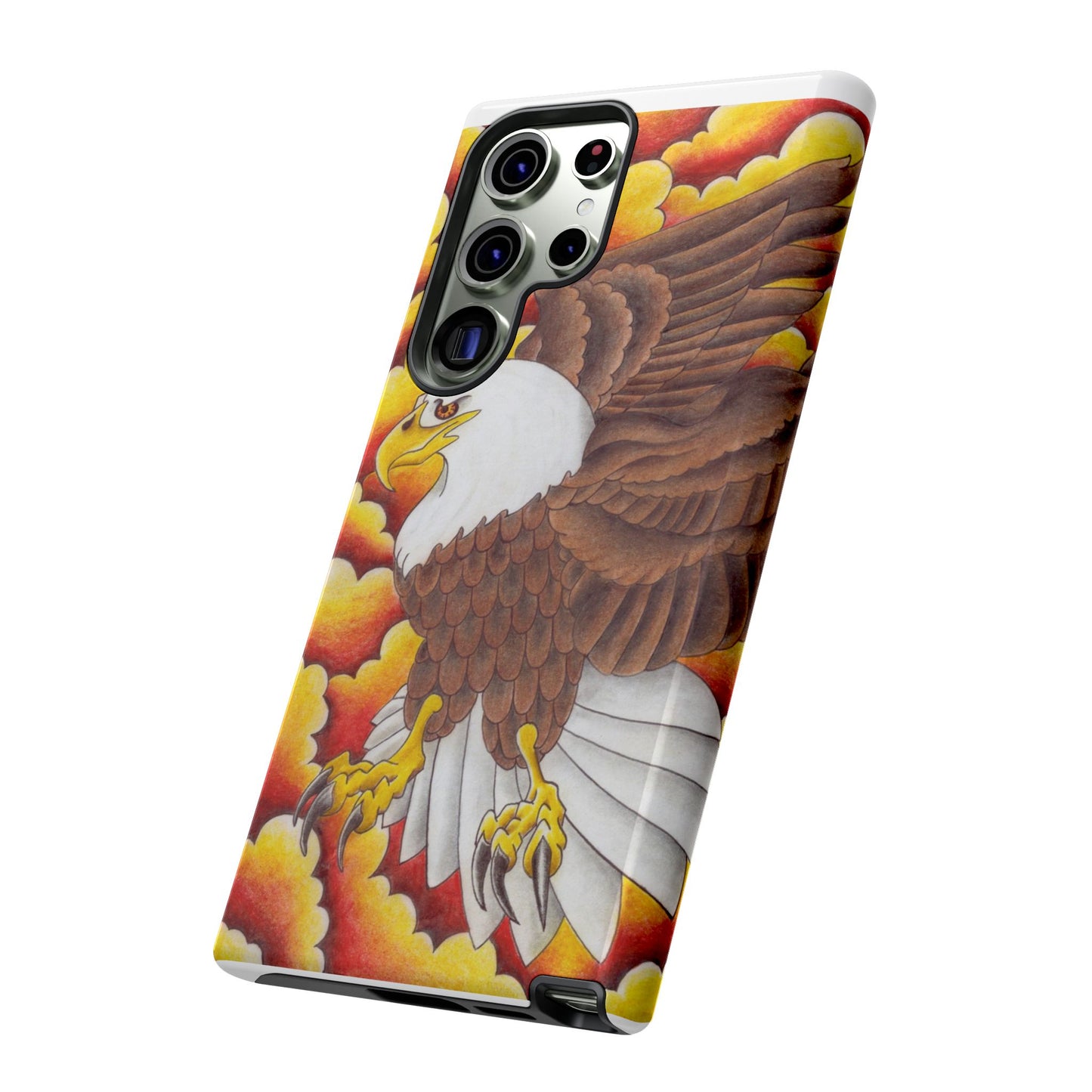 Eagle Phone Case, Tough Cases with Eagle Design, Gift for Wildlife Lovers, Unique Phone Accessories, Stylish Tough Cover