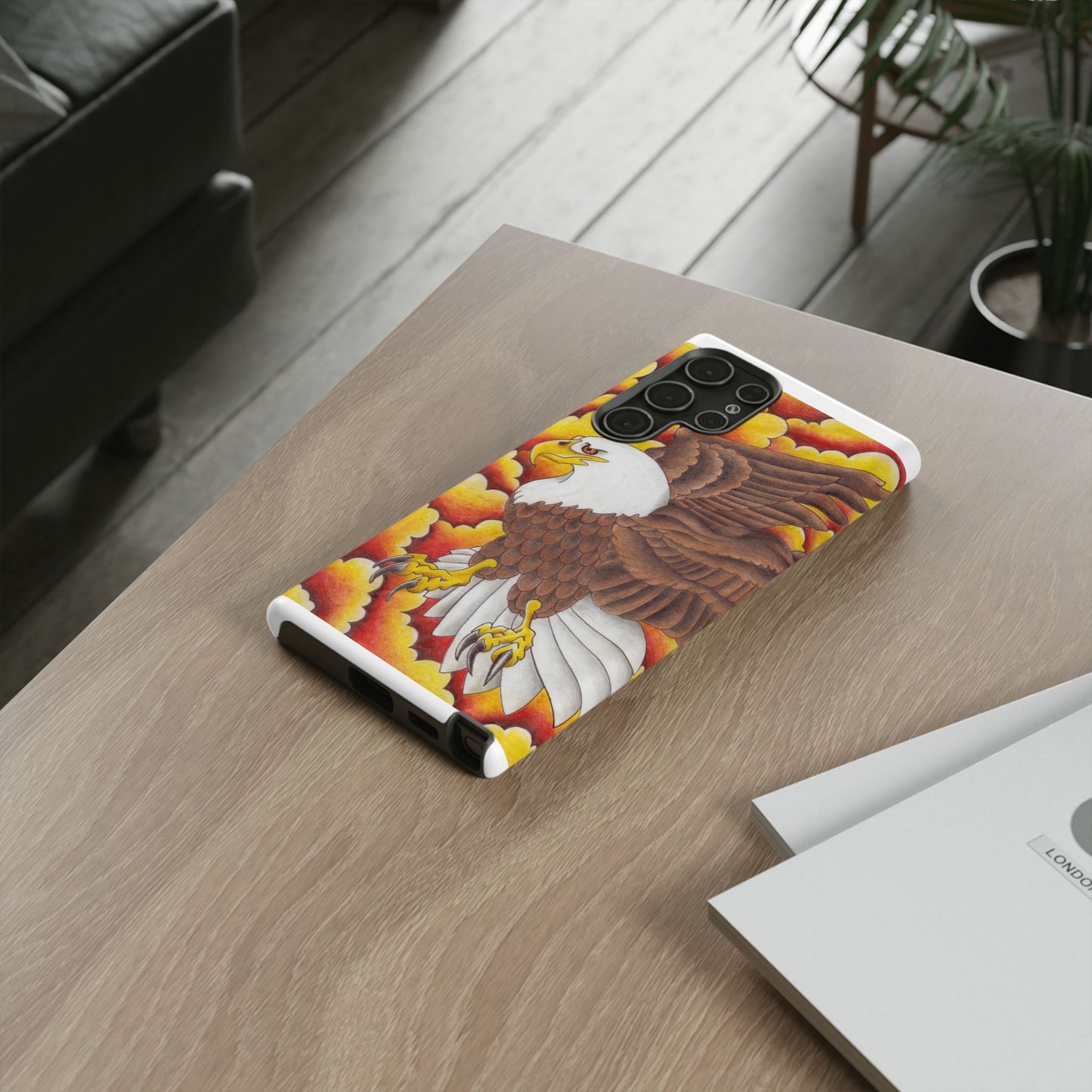Eagle Phone Case, Tough Cases with Eagle Design, Gift for Wildlife Lovers, Unique Phone Accessories, Stylish Tough Cover