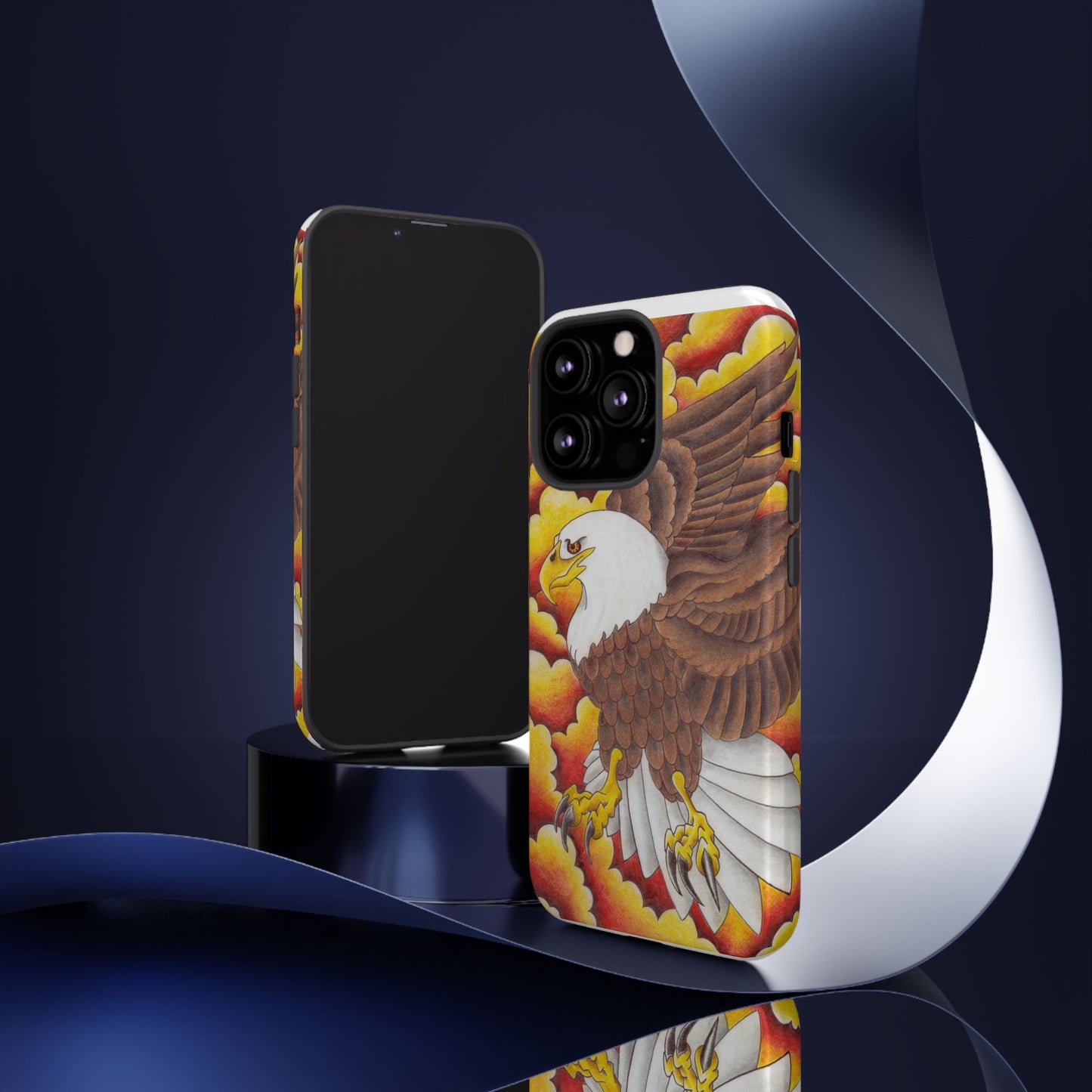 Eagle Phone Case, Tough Cases with Eagle Design, Gift for Wildlife Lovers, Unique Phone Accessories, Stylish Tough Cover