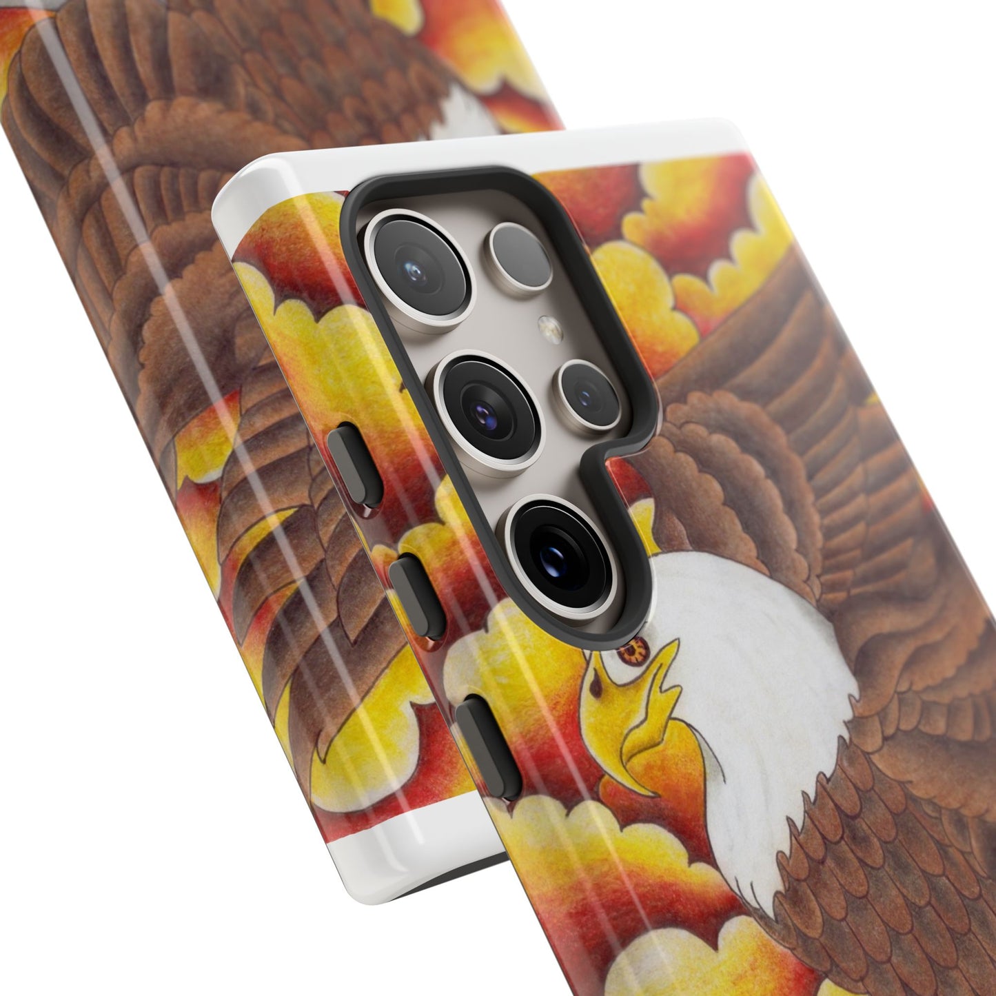 Eagle Phone Case, Tough Cases with Eagle Design, Gift for Wildlife Lovers, Unique Phone Accessories, Stylish Tough Cover