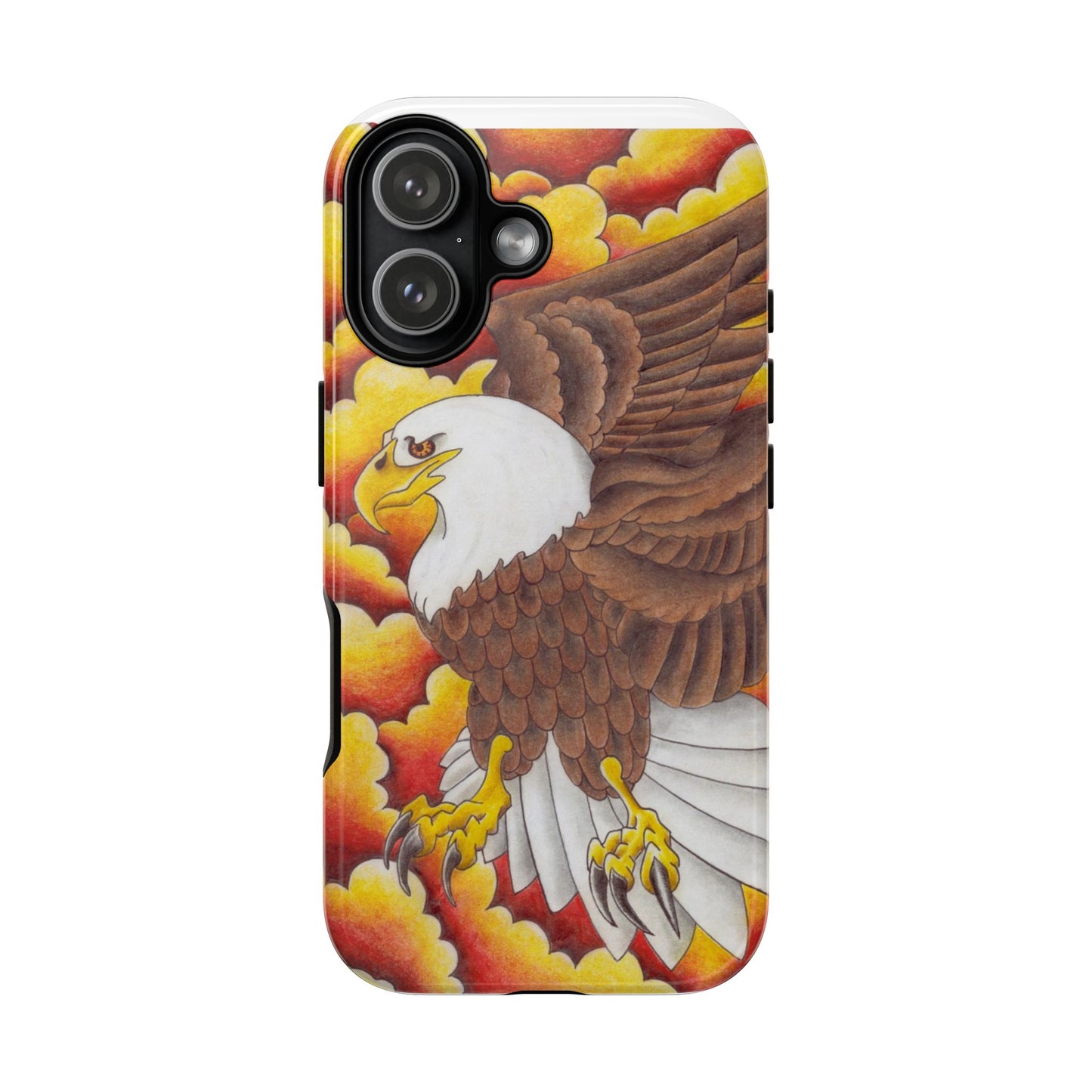 Eagle Phone Case, Tough Cases with Eagle Design, Gift for Wildlife Lovers, Unique Phone Accessories, Stylish Tough Cover