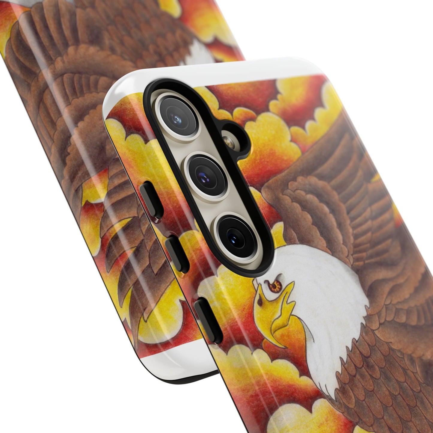 Eagle Phone Case, Tough Cases with Eagle Design, Gift for Wildlife Lovers, Unique Phone Accessories, Stylish Tough Cover