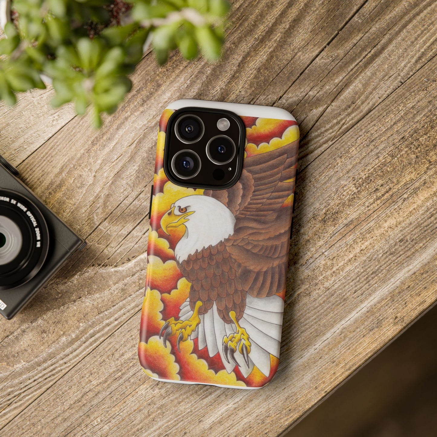 Eagle Phone Case, Tough Cases with Eagle Design, Gift for Wildlife Lovers, Unique Phone Accessories, Stylish Tough Cover