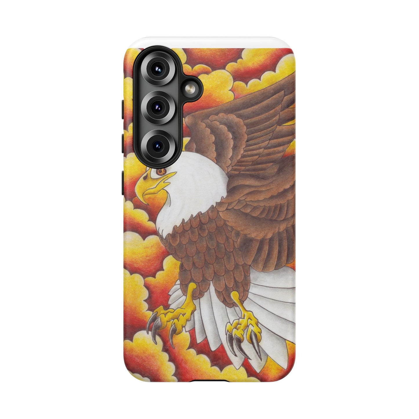 Eagle Phone Case, Tough Cases with Eagle Design, Gift for Wildlife Lovers, Unique Phone Accessories, Stylish Tough Cover