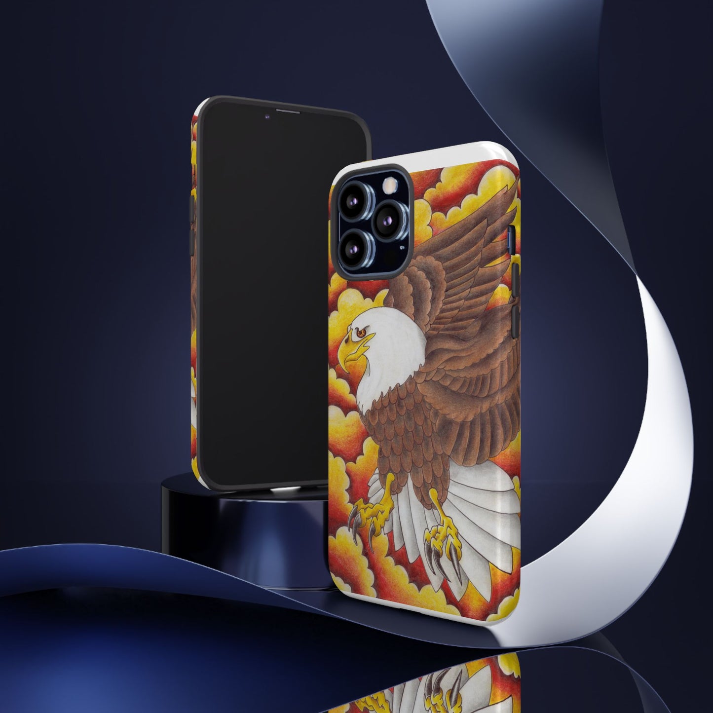 Eagle Phone Case, Tough Cases with Eagle Design, Gift for Wildlife Lovers, Unique Phone Accessories, Stylish Tough Cover
