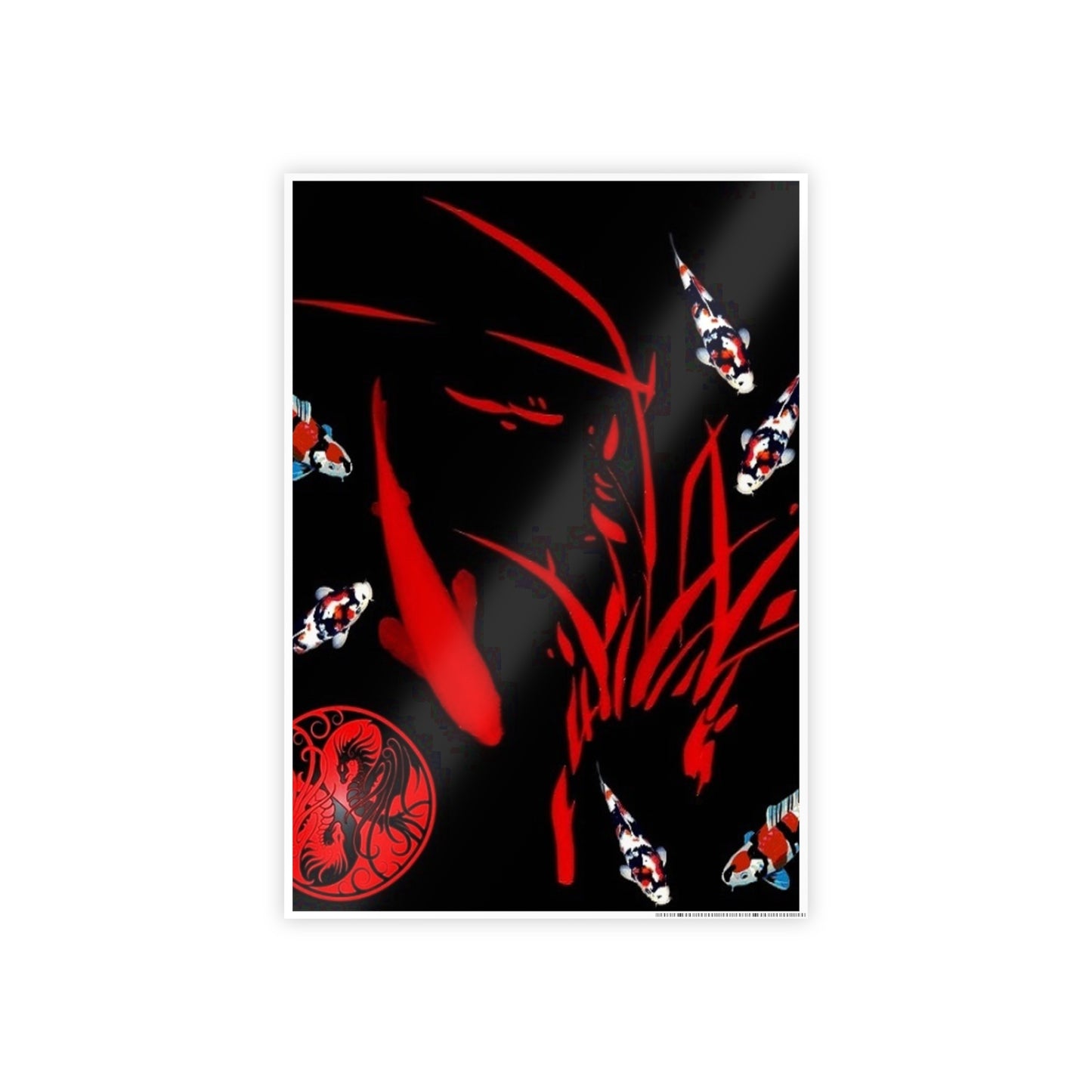 Gloss Posters - Koi Fish Glass Poster