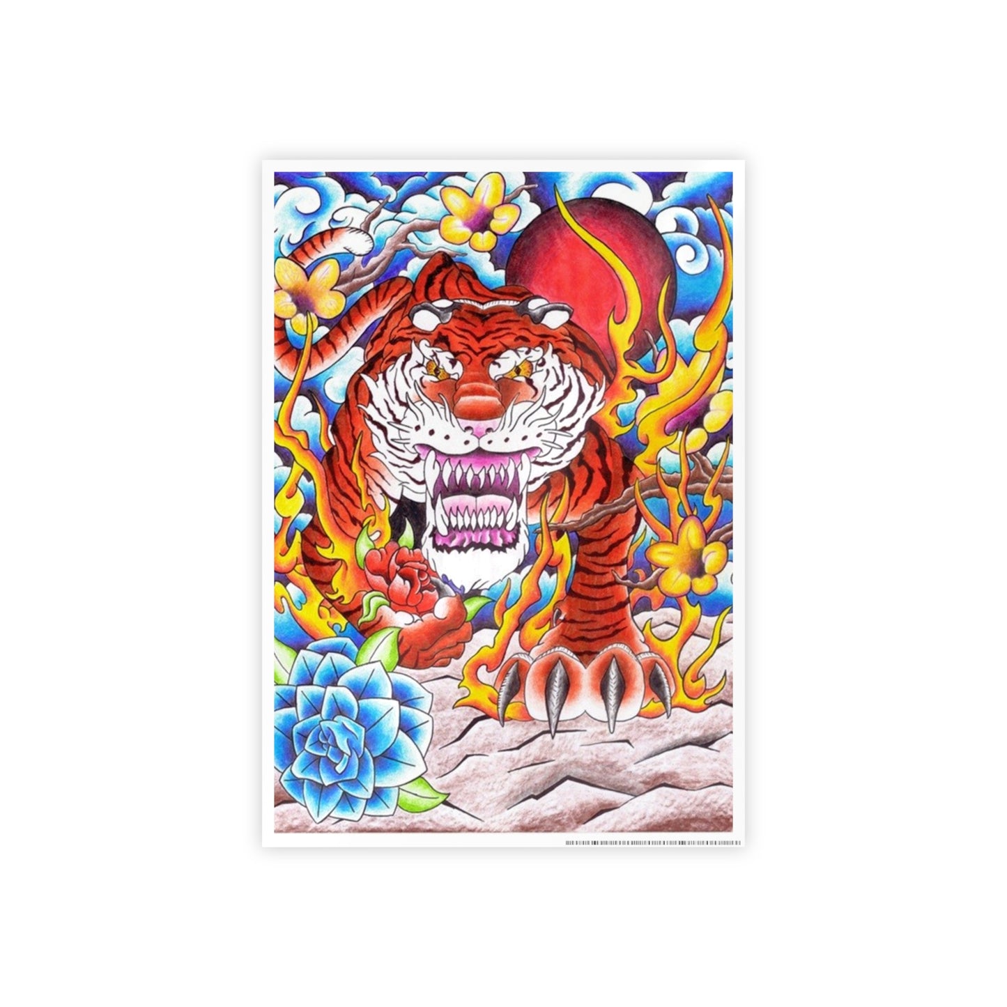 Tiger Gloss Poster