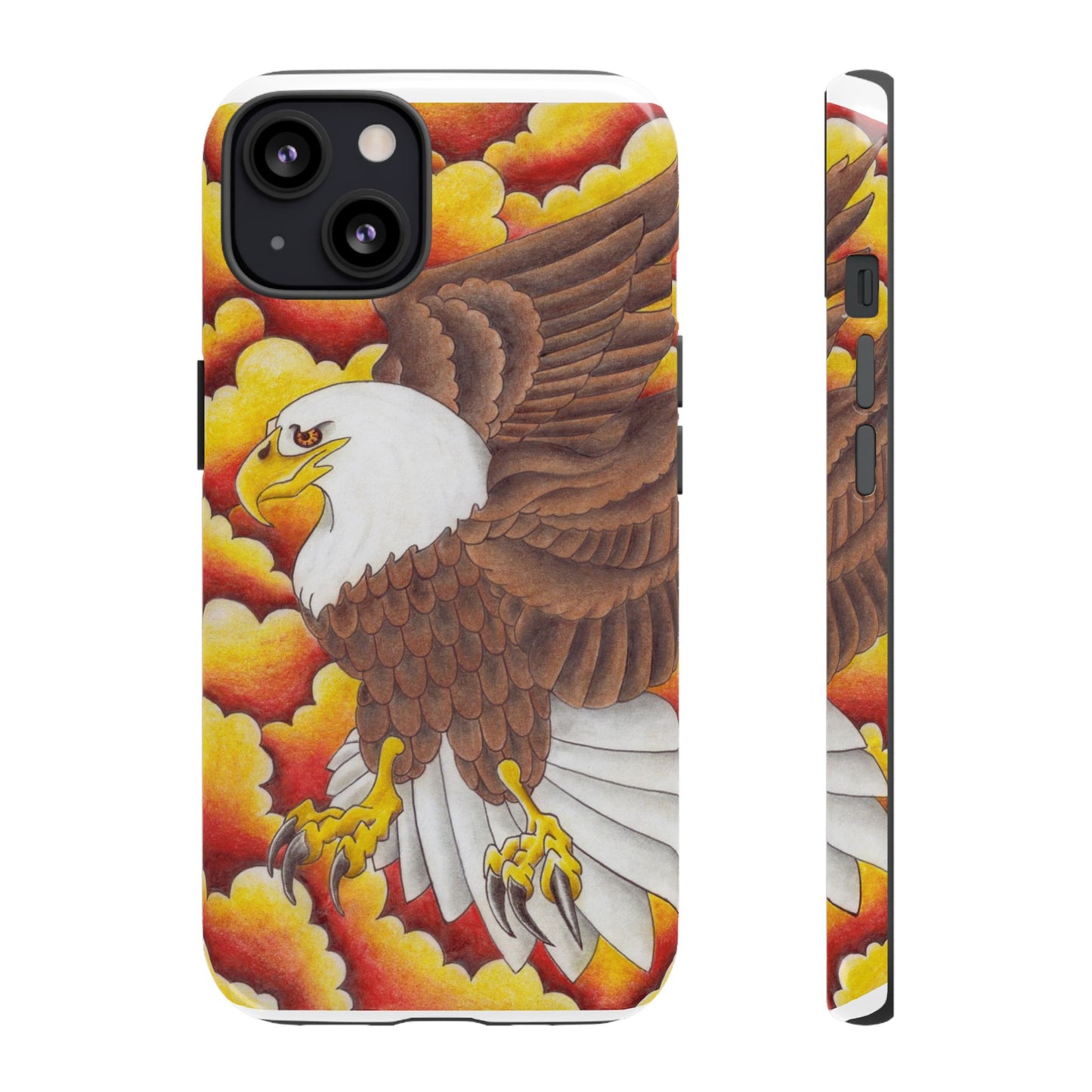 Eagle Phone Case, Tough Cases with Eagle Design, Gift for Wildlife Lovers, Unique Phone Accessories, Stylish Tough Cover