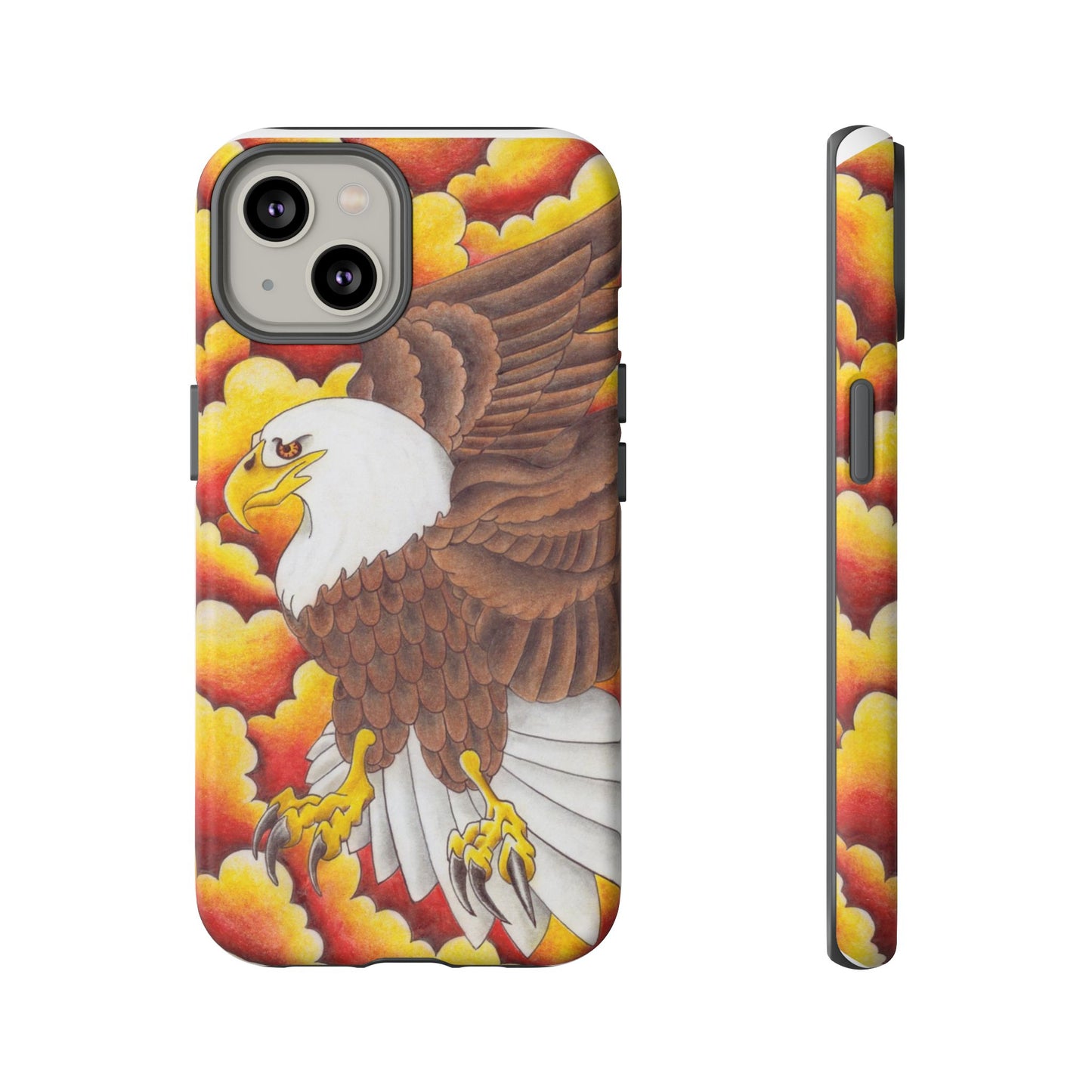Eagle Phone Case, Tough Cases with Eagle Design, Gift for Wildlife Lovers, Unique Phone Accessories, Stylish Tough Cover
