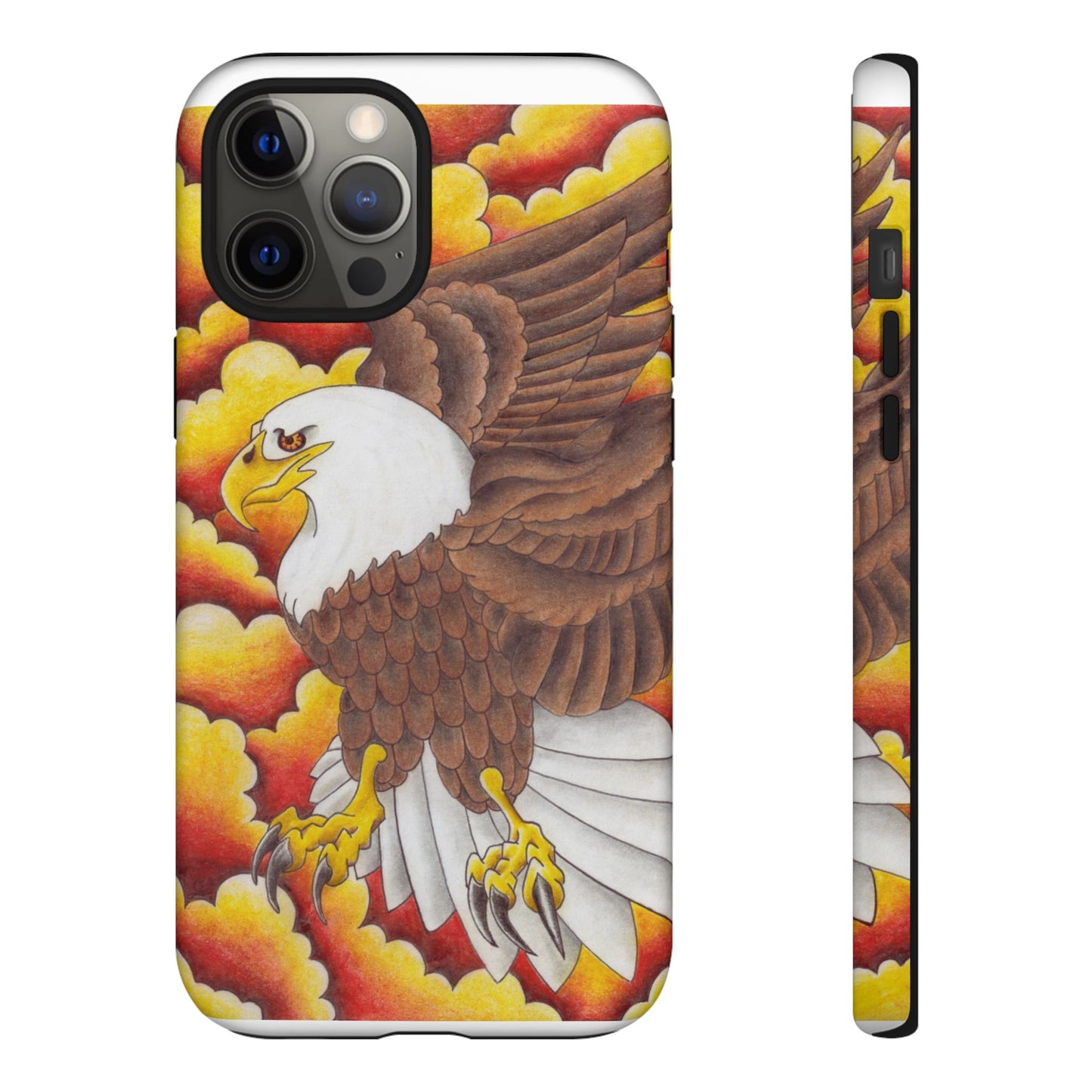 Eagle Phone Case, Tough Cases with Eagle Design, Gift for Wildlife Lovers, Unique Phone Accessories, Stylish Tough Cover