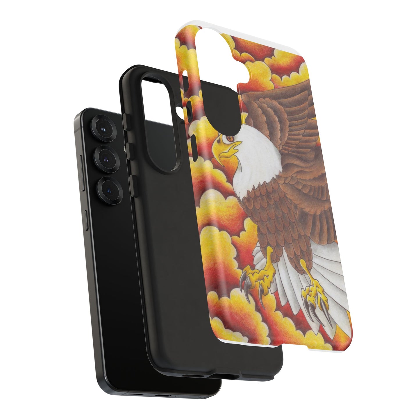 Eagle Phone Case, Tough Cases with Eagle Design, Gift for Wildlife Lovers, Unique Phone Accessories, Stylish Tough Cover