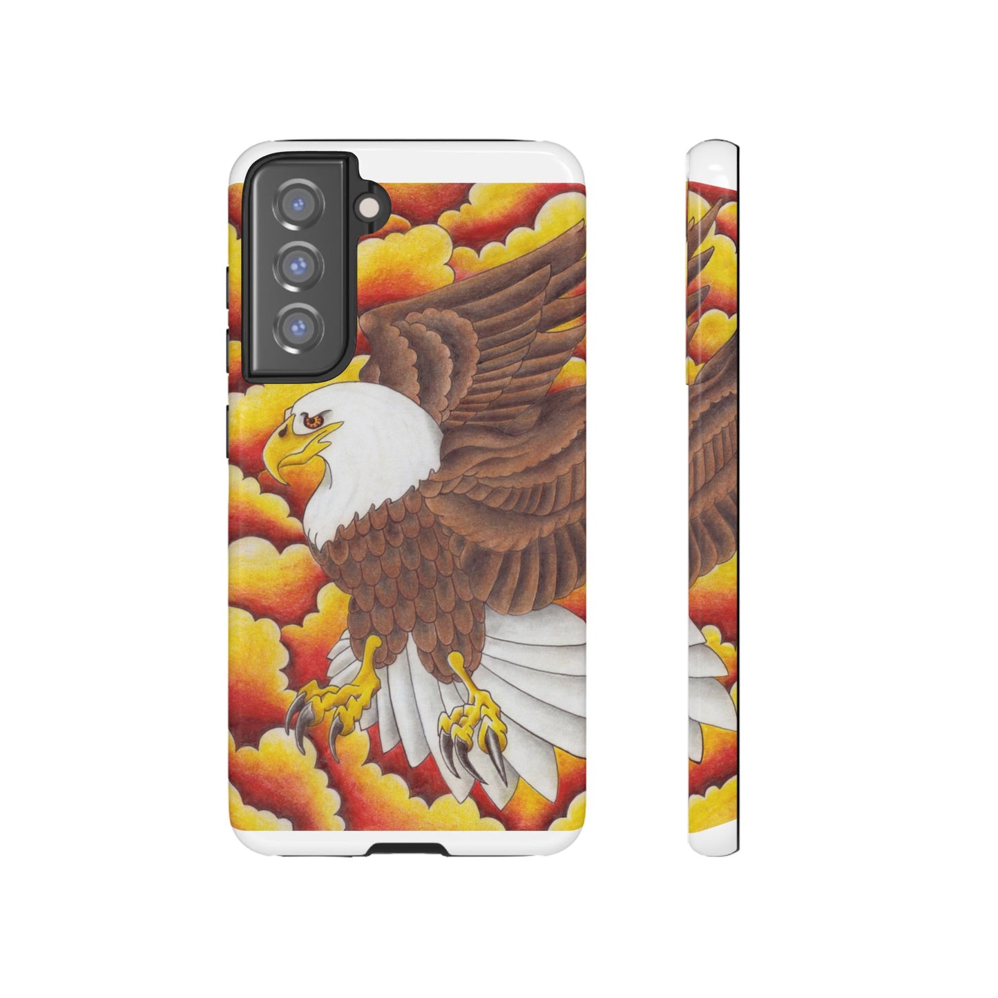 Eagle Phone Case, Tough Cases with Eagle Design, Gift for Wildlife Lovers, Unique Phone Accessories, Stylish Tough Cover