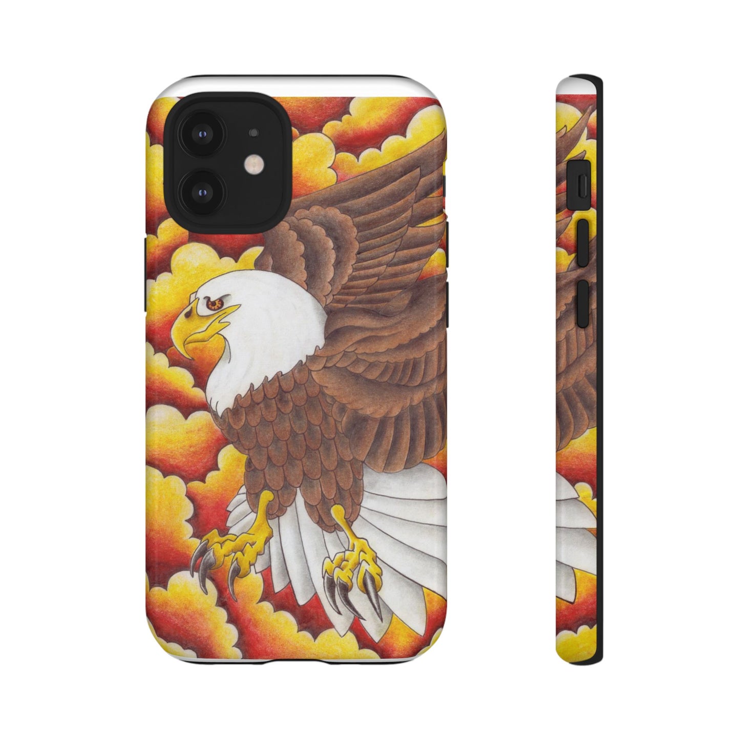 Eagle Phone Case, Tough Cases with Eagle Design, Gift for Wildlife Lovers, Unique Phone Accessories, Stylish Tough Cover