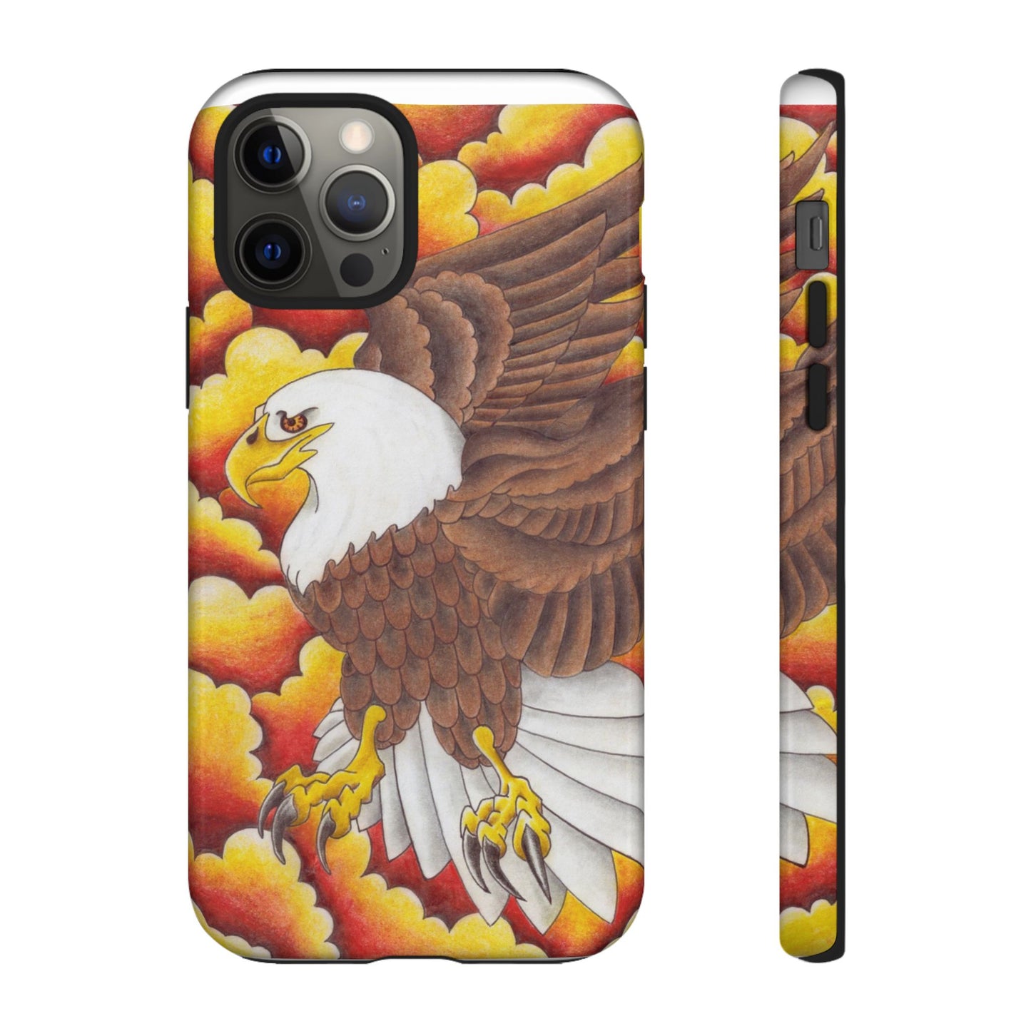 Eagle Phone Case, Tough Cases with Eagle Design, Gift for Wildlife Lovers, Unique Phone Accessories, Stylish Tough Cover