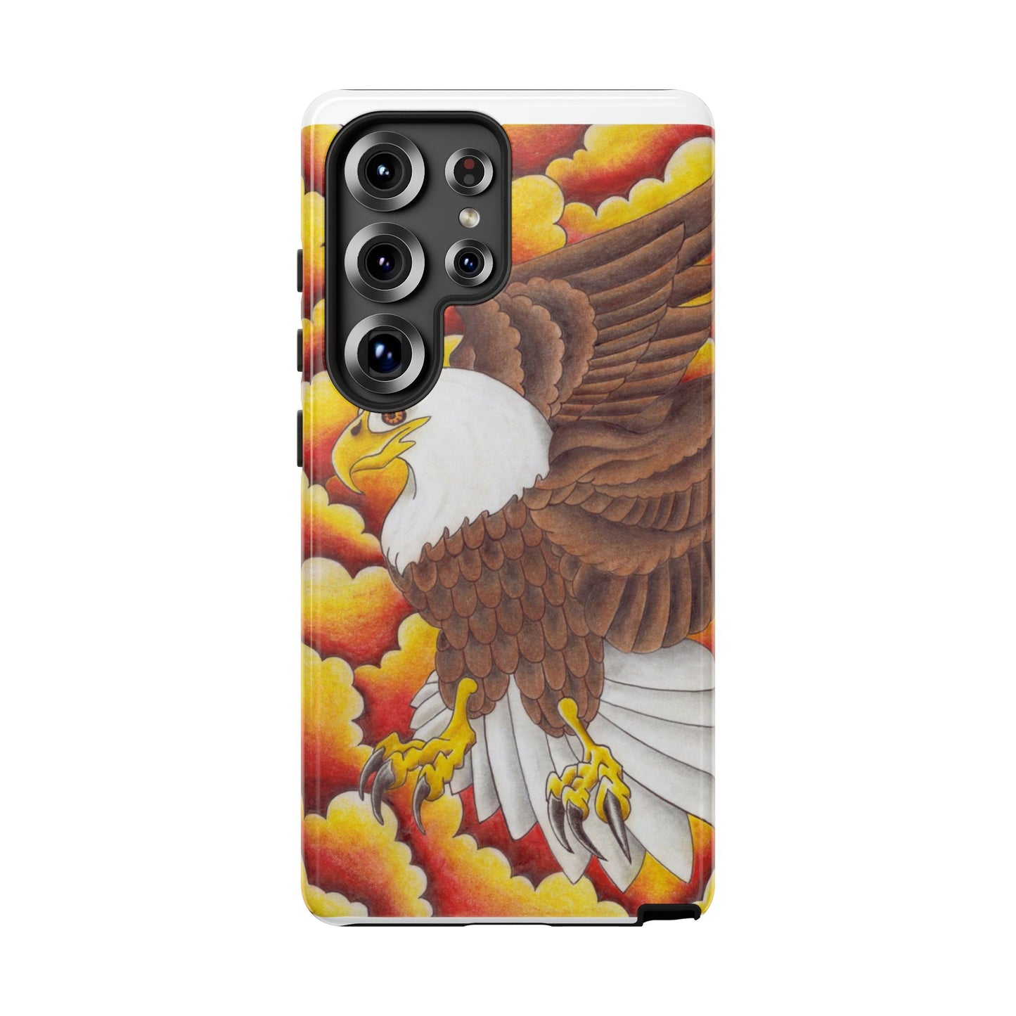 Eagle Phone Case, Tough Cases with Eagle Design, Gift for Wildlife Lovers, Unique Phone Accessories, Stylish Tough Cover