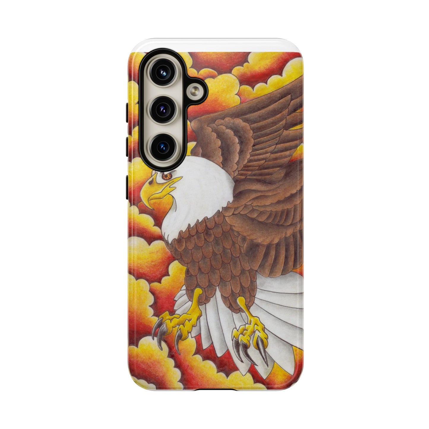 Eagle Phone Case, Tough Cases with Eagle Design, Gift for Wildlife Lovers, Unique Phone Accessories, Stylish Tough Cover