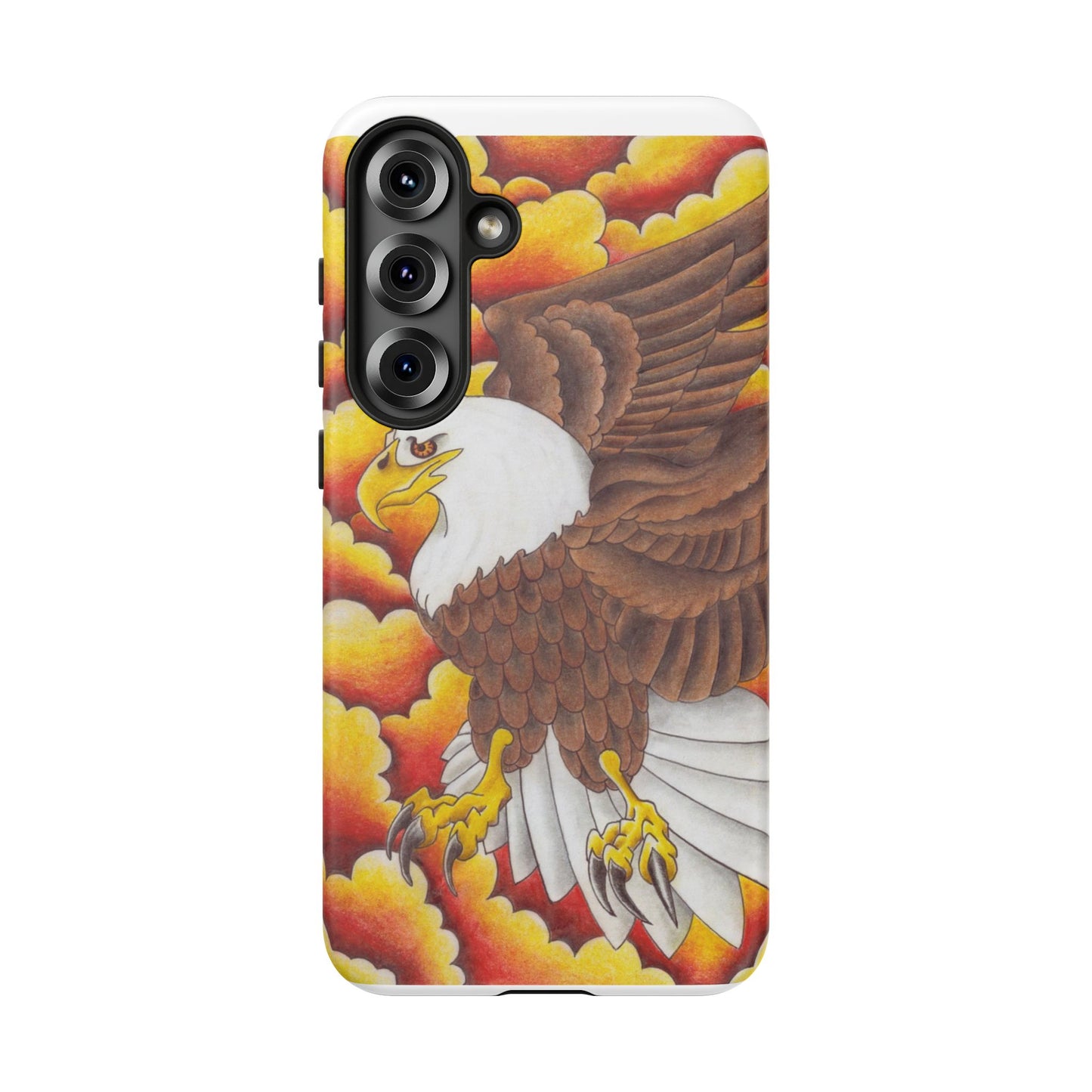 Eagle Phone Case, Tough Cases with Eagle Design, Gift for Wildlife Lovers, Unique Phone Accessories, Stylish Tough Cover
