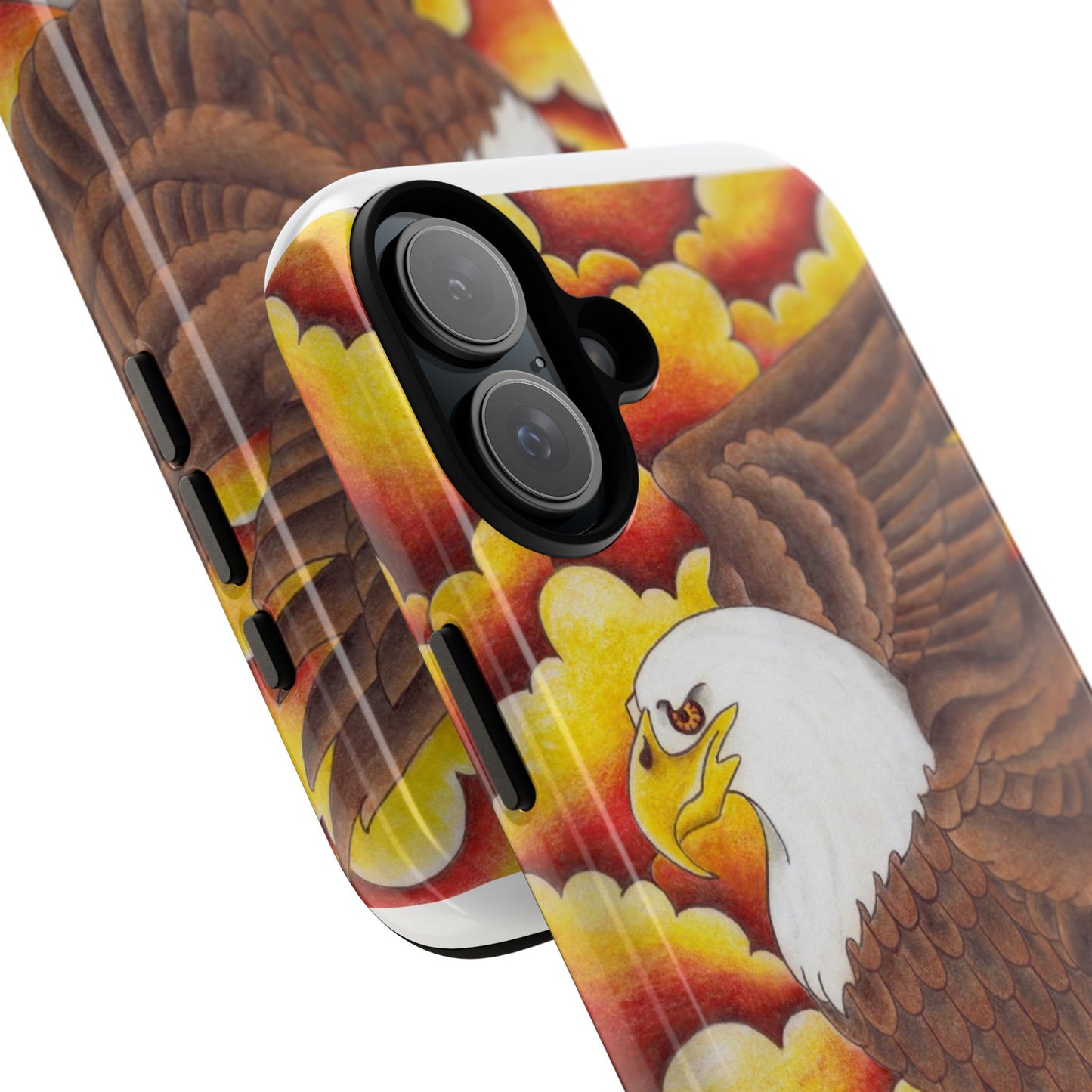 Eagle Phone Case, Tough Cases with Eagle Design, Gift for Wildlife Lovers, Unique Phone Accessories, Stylish Tough Cover