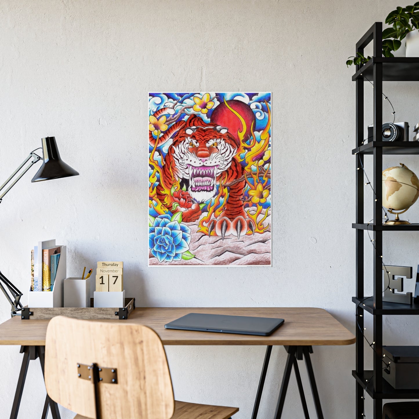 Tiger Gloss Poster