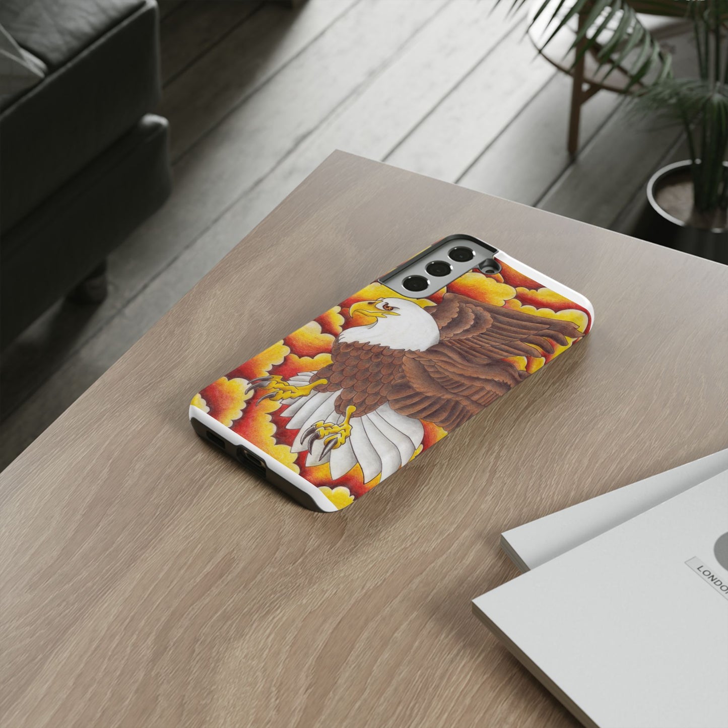 Eagle Phone Case, Tough Cases with Eagle Design, Gift for Wildlife Lovers, Unique Phone Accessories, Stylish Tough Cover