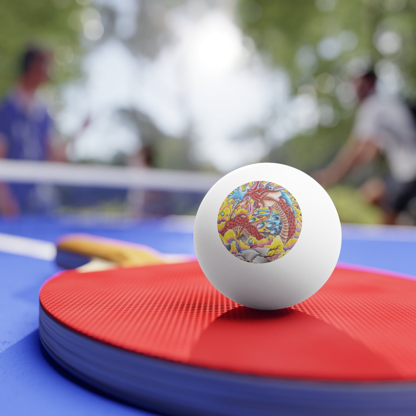 Ping Pong Balls Set - Dragon Design (6 pcs)