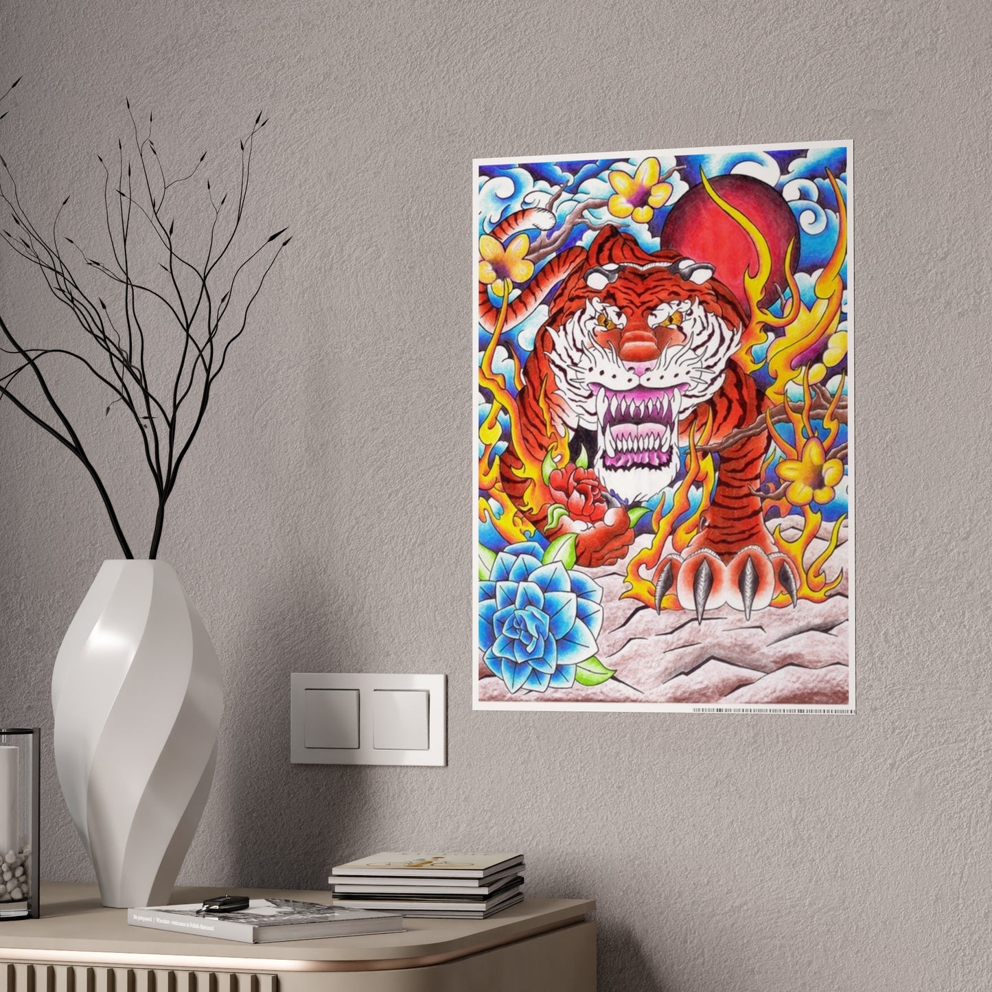 Tiger Gloss Poster
