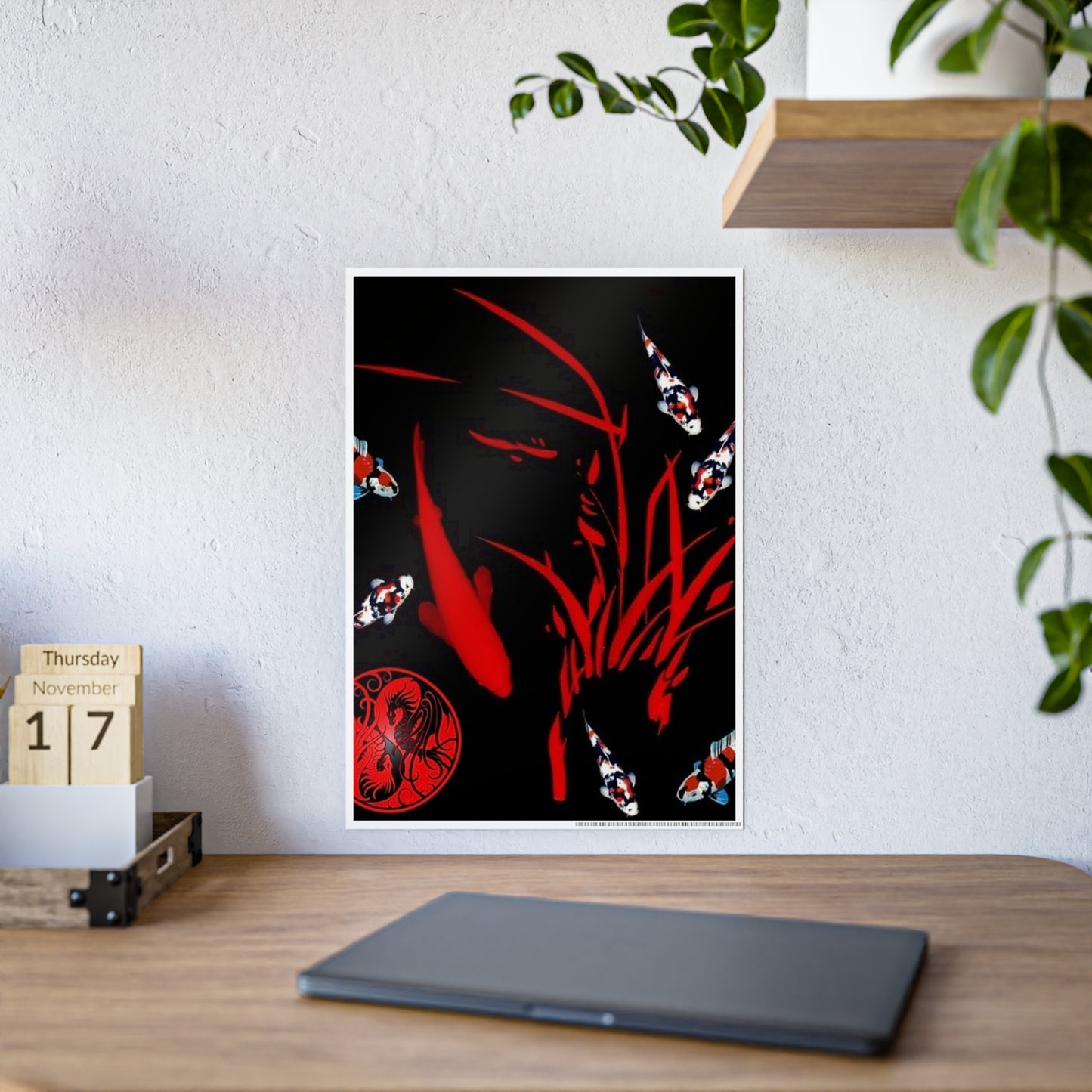 Gloss Posters - Koi Fish Glass Poster