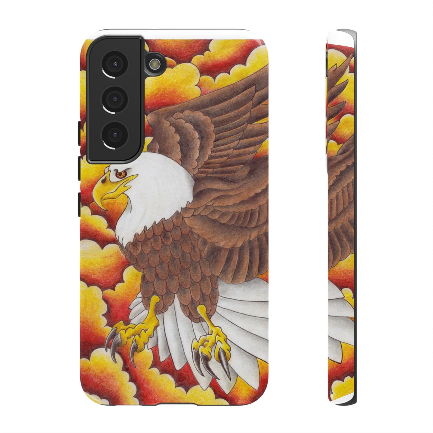 Eagle Phone Case, Tough Cases with Eagle Design, Gift for Wildlife Lovers, Unique Phone Accessories, Stylish Tough Cover