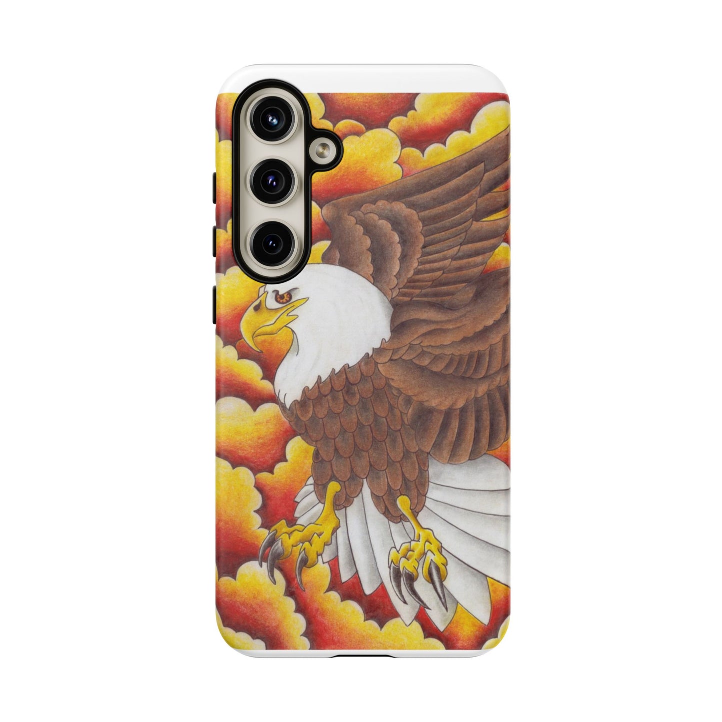 Eagle Phone Case, Tough Cases with Eagle Design, Gift for Wildlife Lovers, Unique Phone Accessories, Stylish Tough Cover