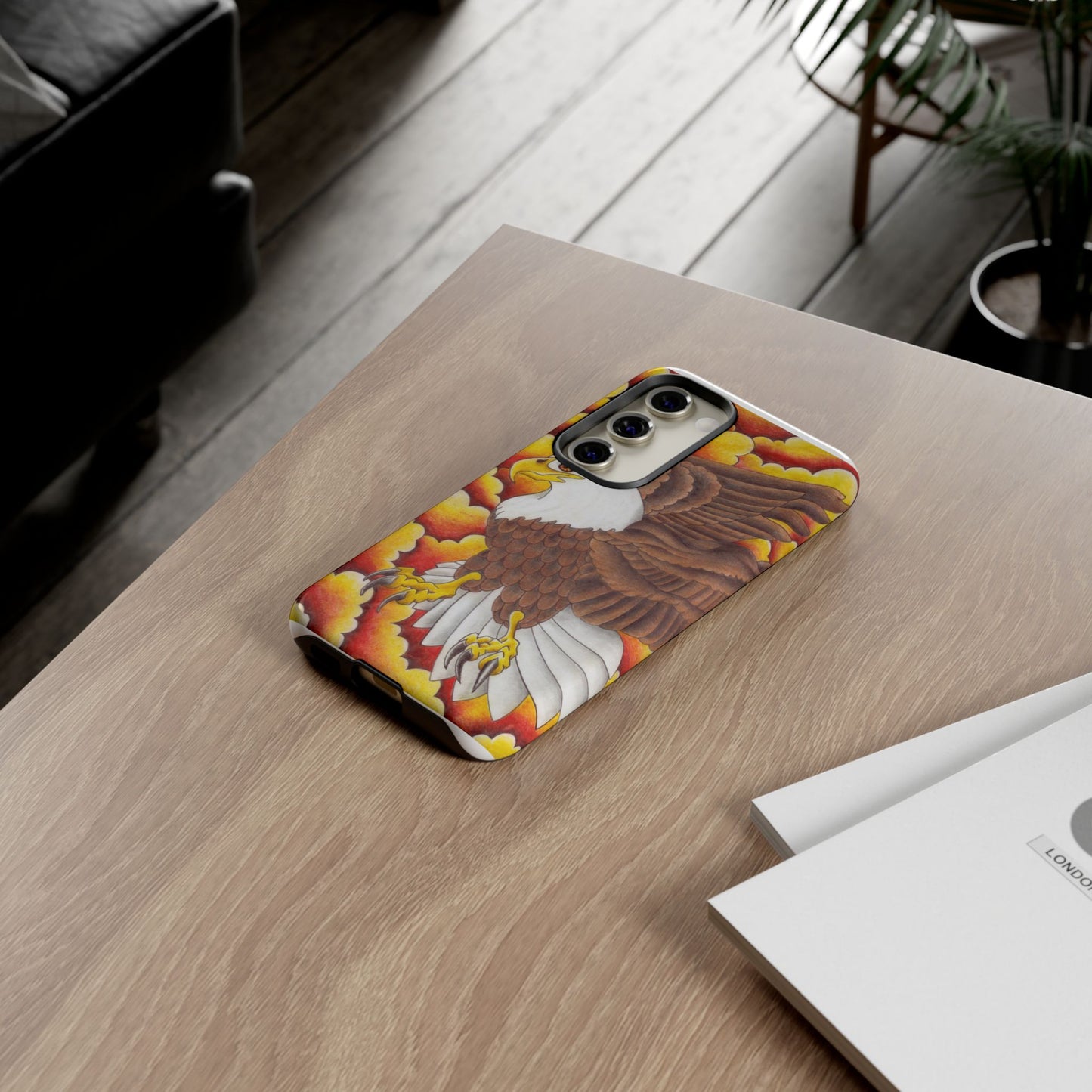 Eagle Phone Case, Tough Cases with Eagle Design, Gift for Wildlife Lovers, Unique Phone Accessories, Stylish Tough Cover