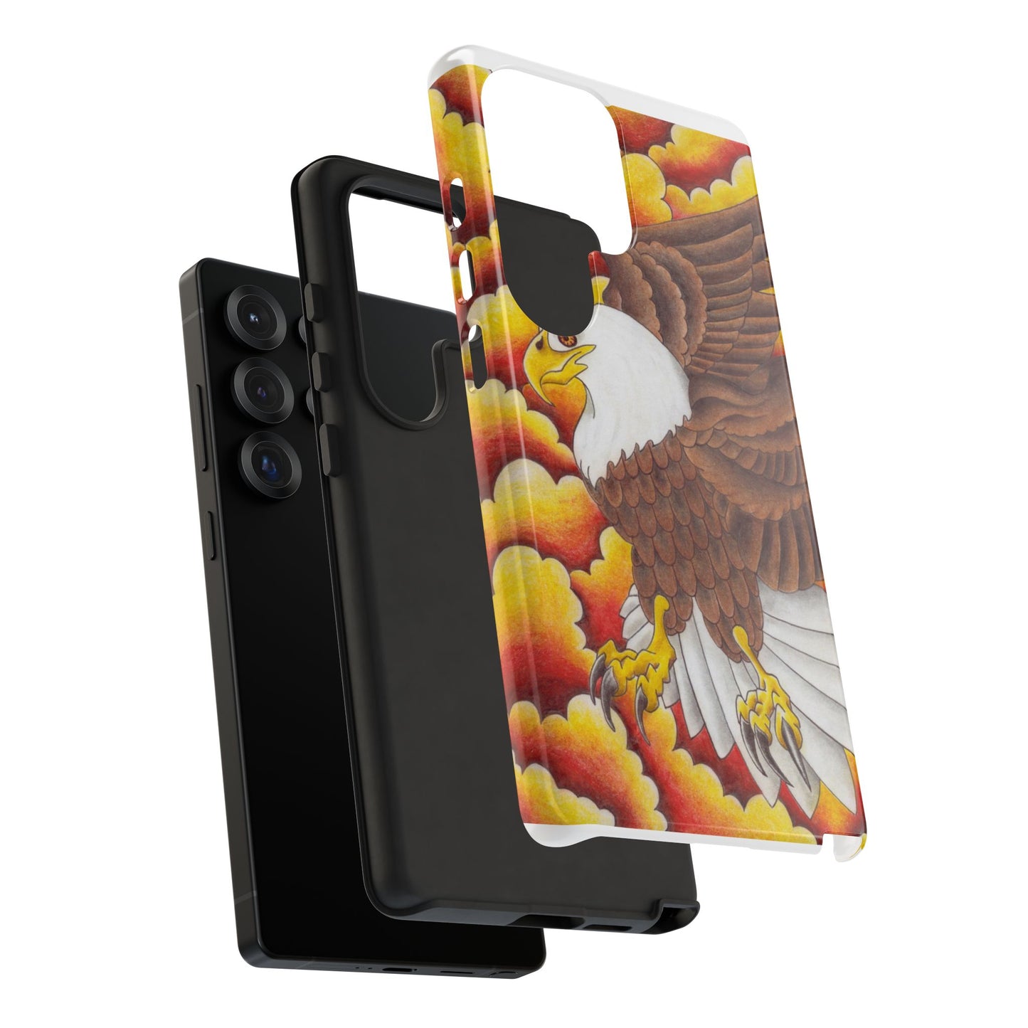 Eagle Phone Case, Tough Cases with Eagle Design, Gift for Wildlife Lovers, Unique Phone Accessories, Stylish Tough Cover