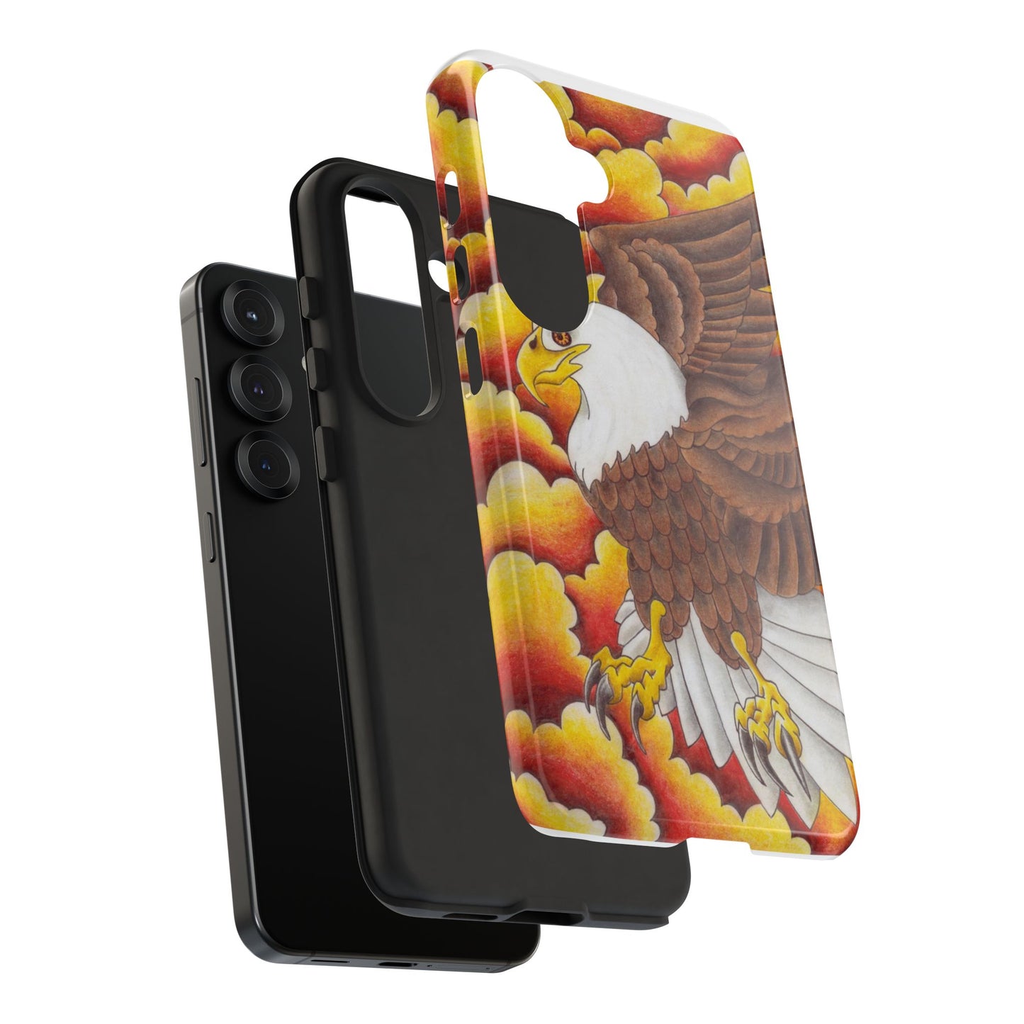 Eagle Phone Case, Tough Cases with Eagle Design, Gift for Wildlife Lovers, Unique Phone Accessories, Stylish Tough Cover