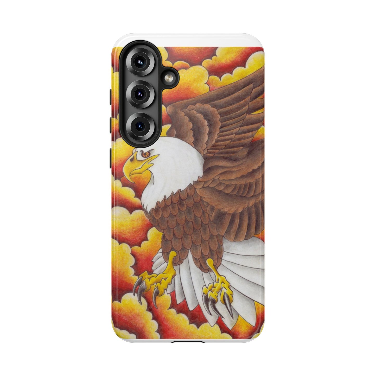 Eagle Phone Case, Tough Cases with Eagle Design, Gift for Wildlife Lovers, Unique Phone Accessories, Stylish Tough Cover