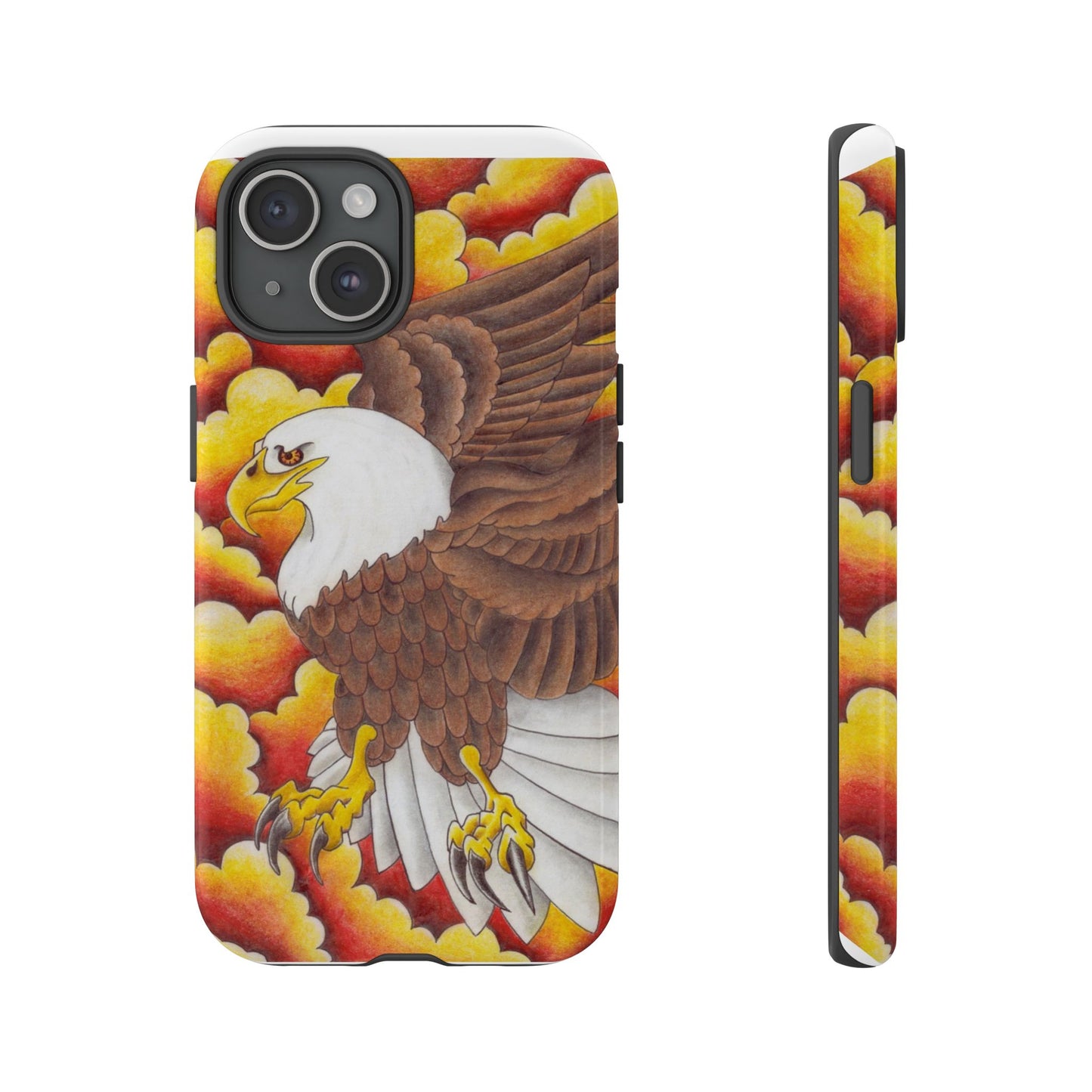 Eagle Phone Case, Tough Cases with Eagle Design, Gift for Wildlife Lovers, Unique Phone Accessories, Stylish Tough Cover