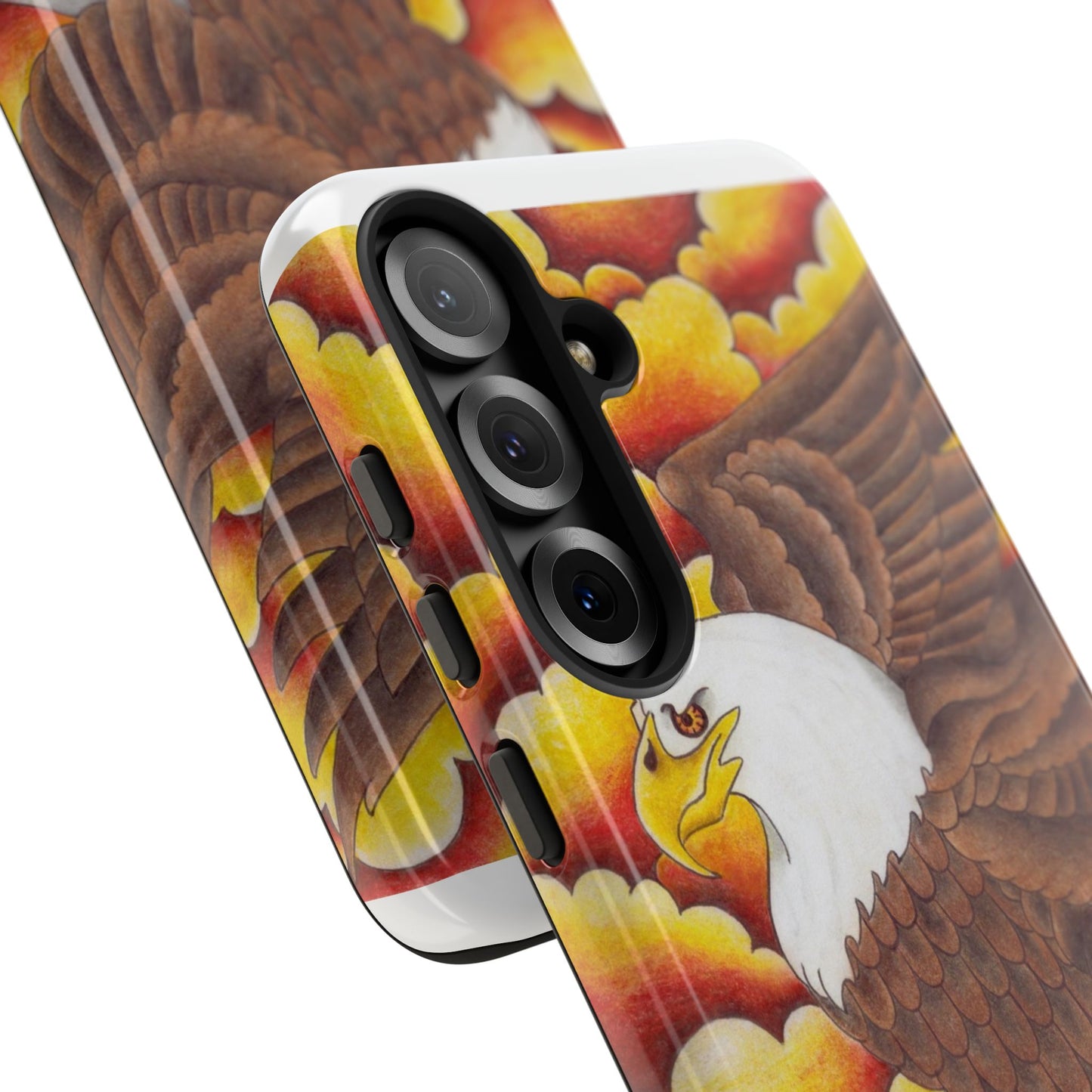 Eagle Phone Case, Tough Cases with Eagle Design, Gift for Wildlife Lovers, Unique Phone Accessories, Stylish Tough Cover