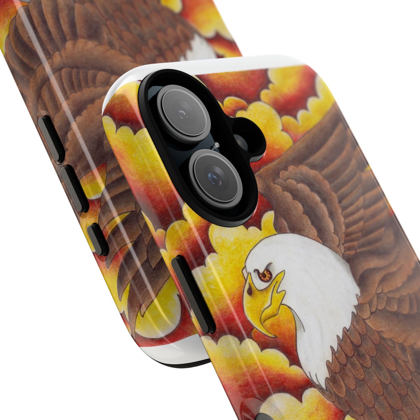 Eagle Phone Case, Tough Cases with Eagle Design, Gift for Wildlife Lovers, Unique Phone Accessories, Stylish Tough Cover