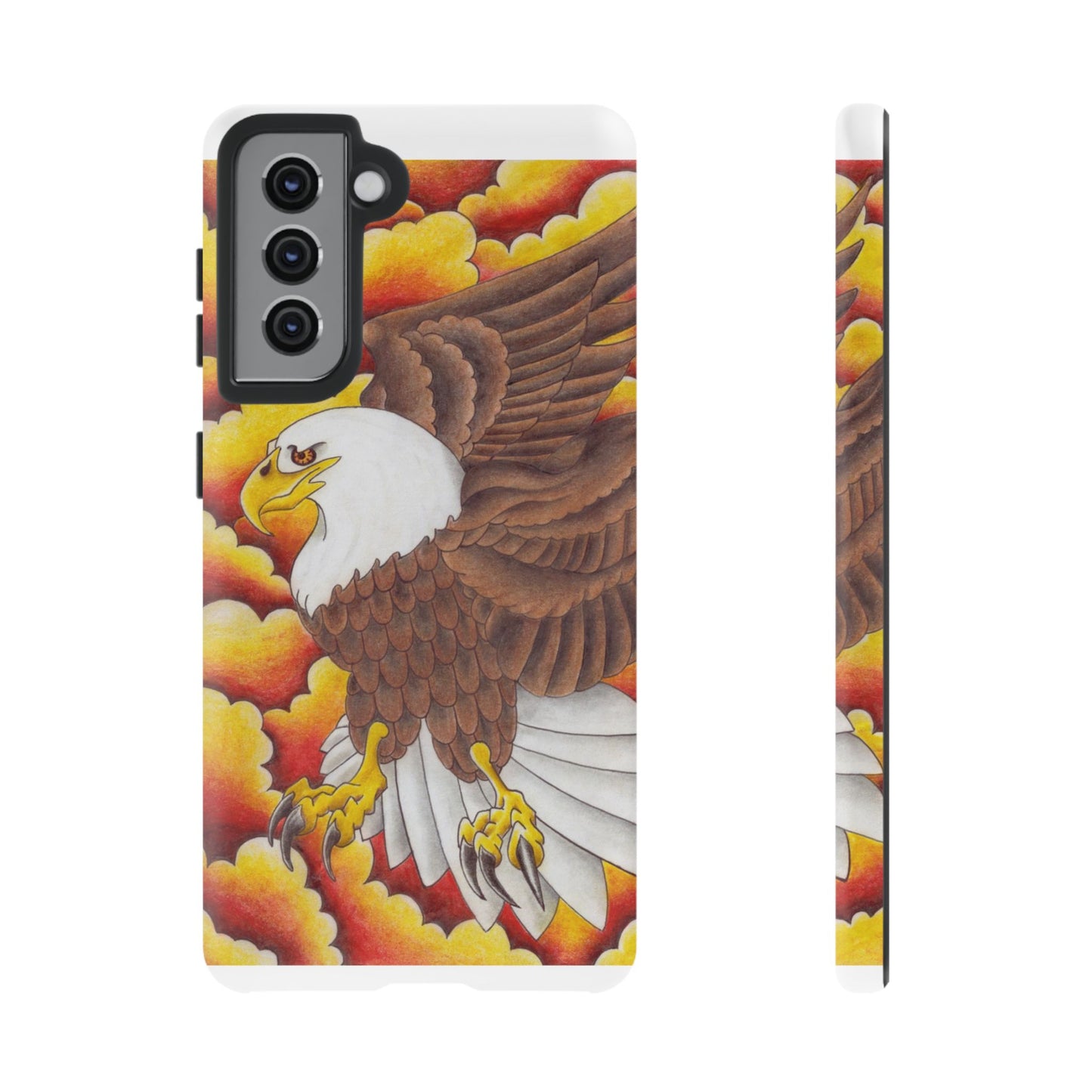 Eagle Phone Case, Tough Cases with Eagle Design, Gift for Wildlife Lovers, Unique Phone Accessories, Stylish Tough Cover
