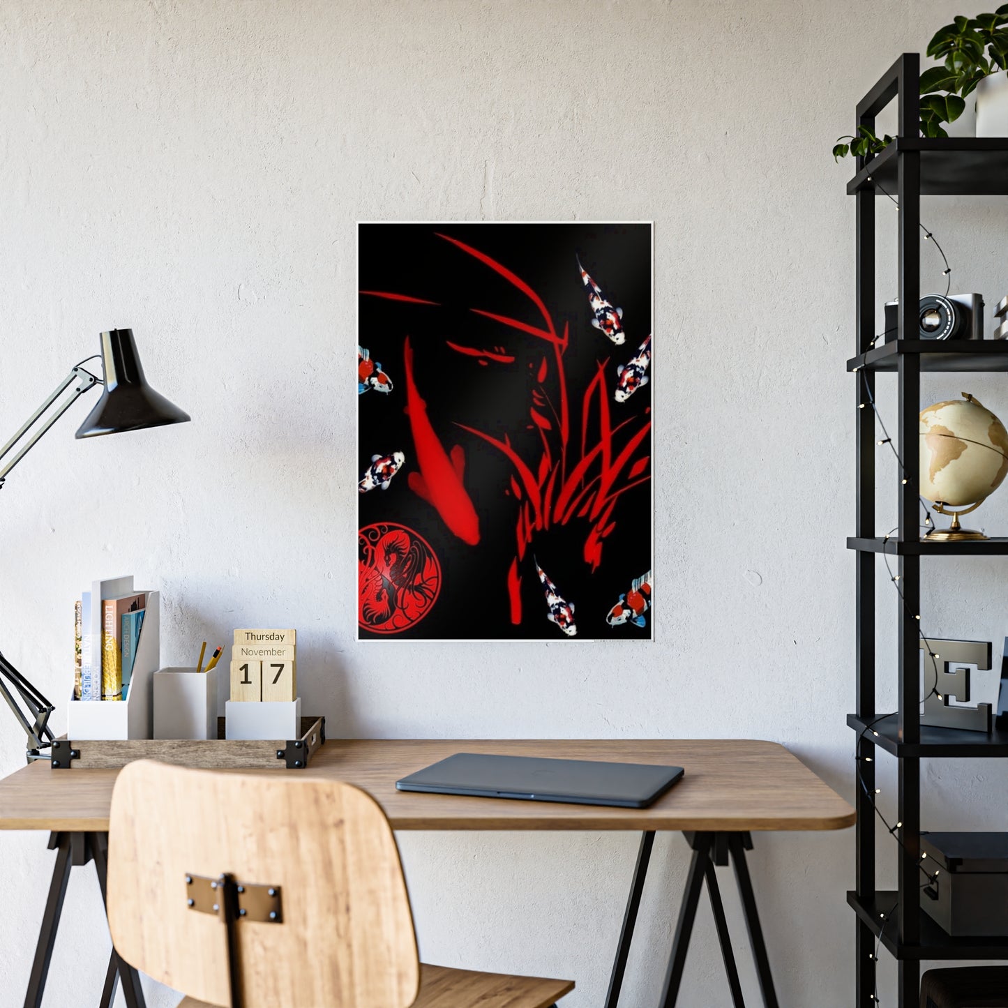 Gloss Posters - Koi Fish Glass Poster