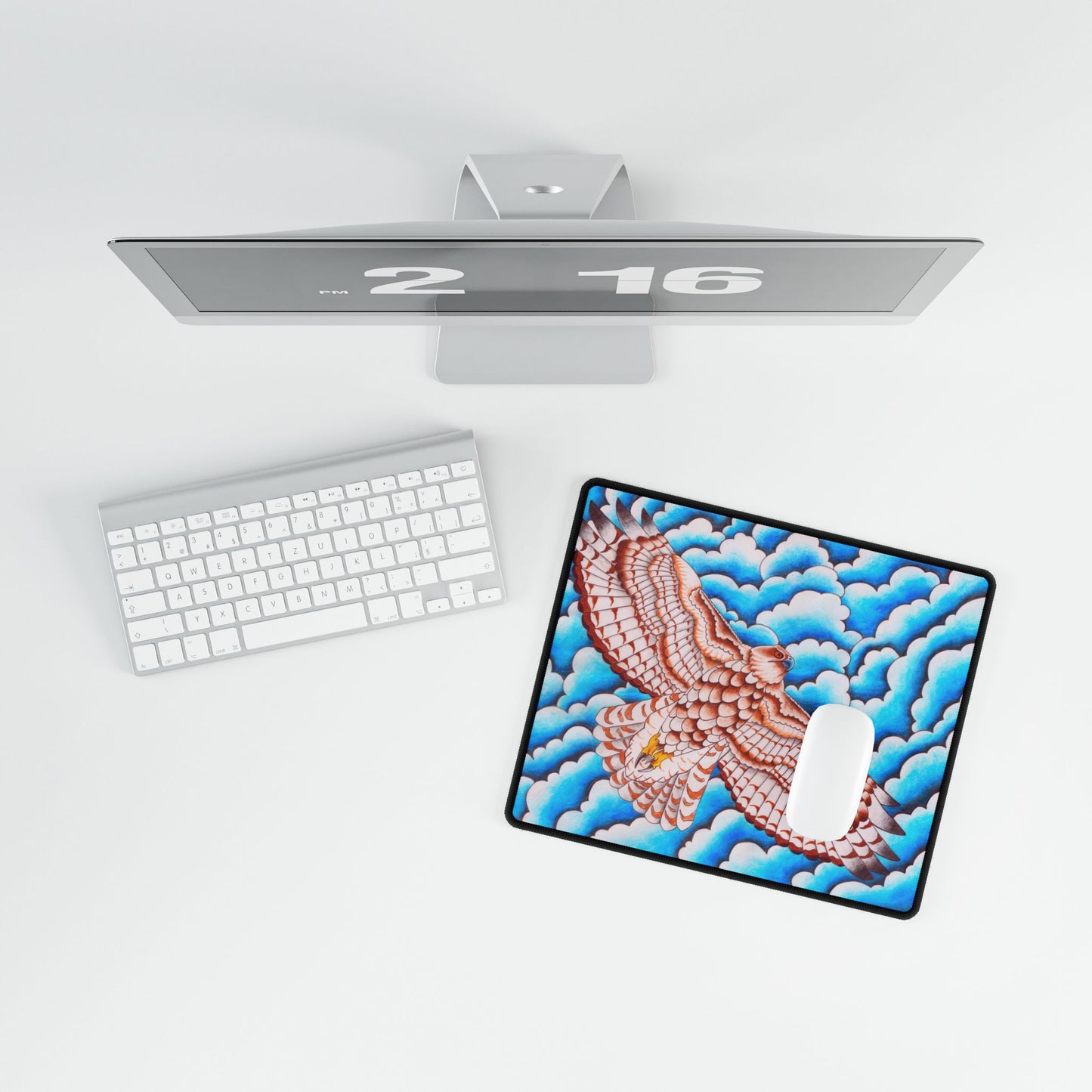 Desk Mat - Hawk Design