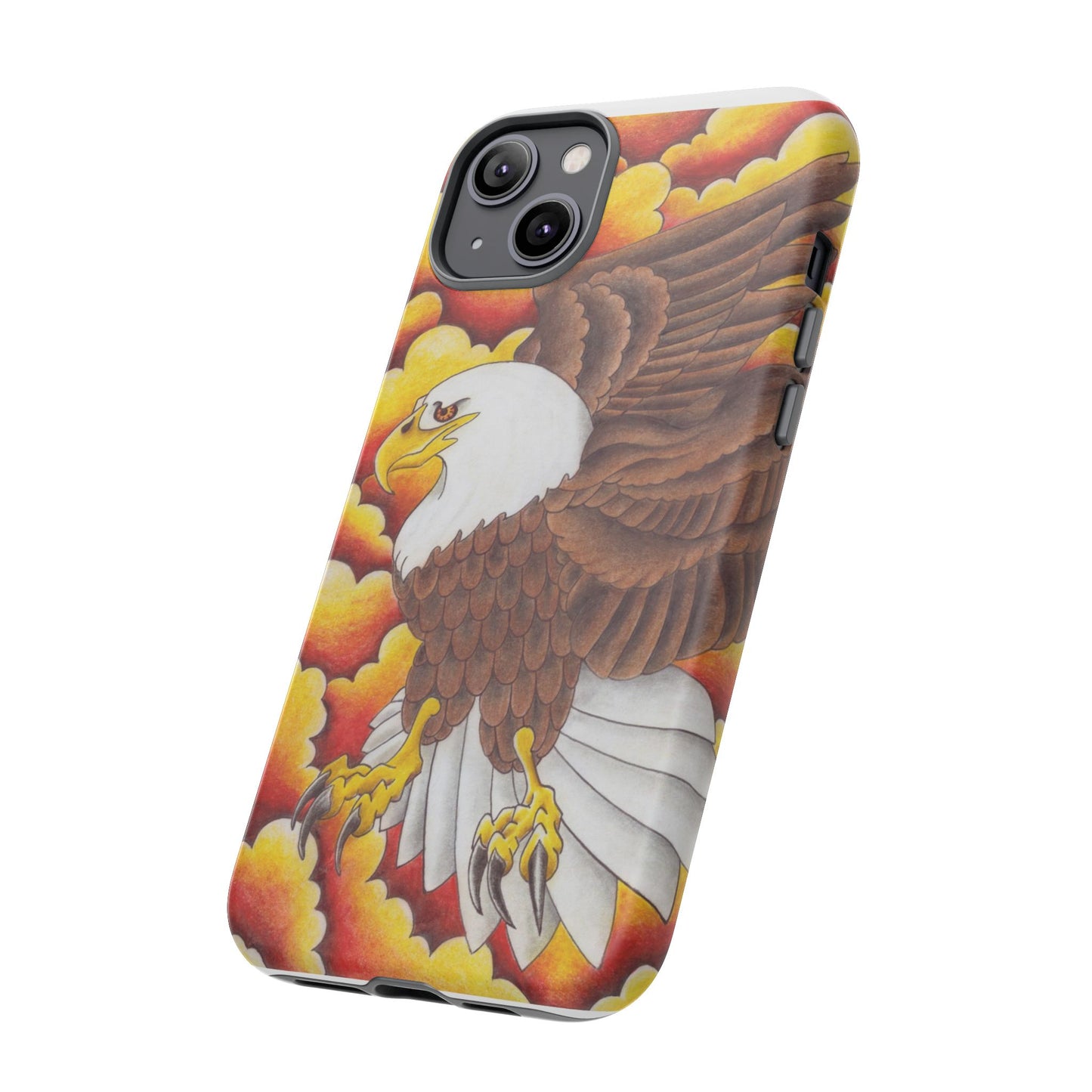 Eagle Phone Case, Tough Cases with Eagle Design, Gift for Wildlife Lovers, Unique Phone Accessories, Stylish Tough Cover