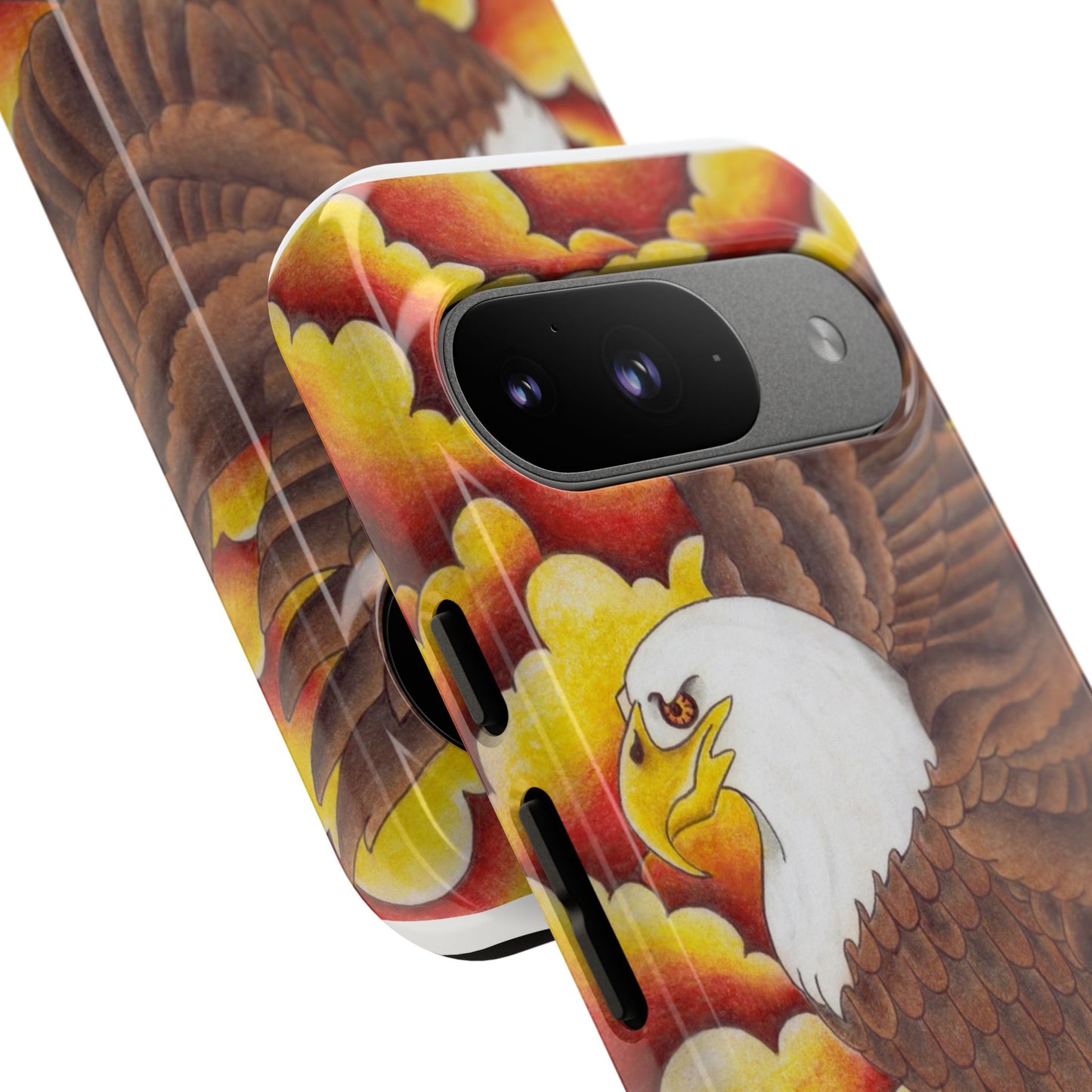 Eagle Phone Case, Tough Cases with Eagle Design, Gift for Wildlife Lovers, Unique Phone Accessories, Stylish Tough Cover