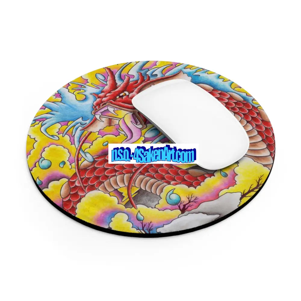 Dragon Art Mouse Pad Custom Gaming Mousepad Unique Office Decor Wildlife Mouse Mat Gift for Eagle Lovers Professionally