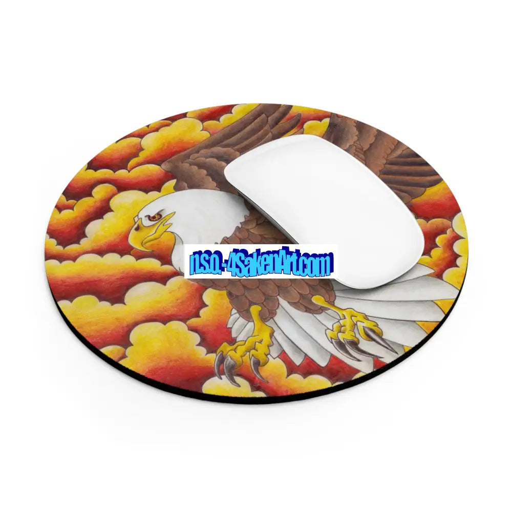 Eagle Art Mouse Pad Custom Gaming Mousepad Unique Office Decor Wildlife Mouse Mat Gift for Eagle Lovers Professionally