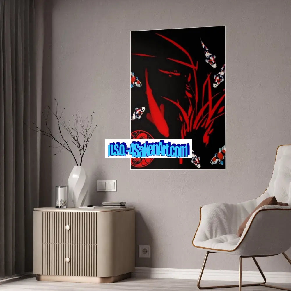 Gloss Posters - Koi Fish Glass Poster Poster