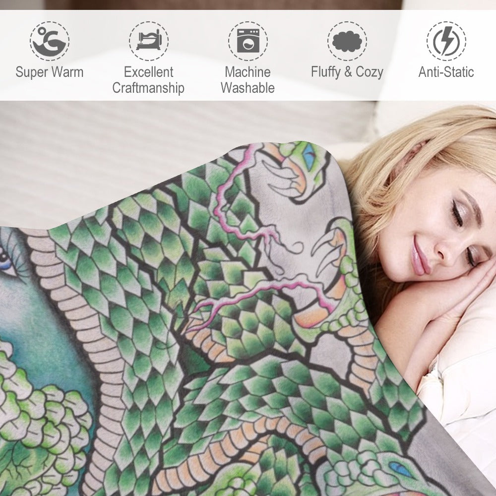 Ultra-Soft Flannel Blanket Multiple Sizes