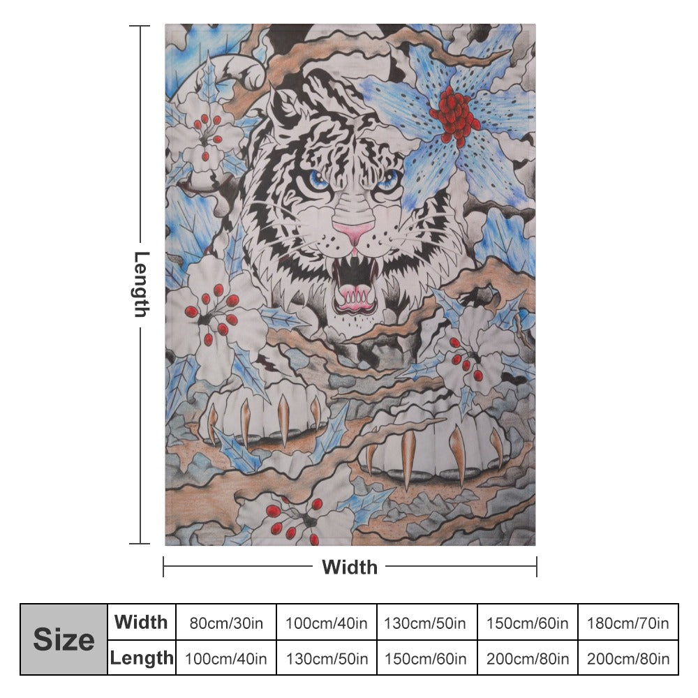Ultra-Soft Flannel Blanket Multiple Sizes